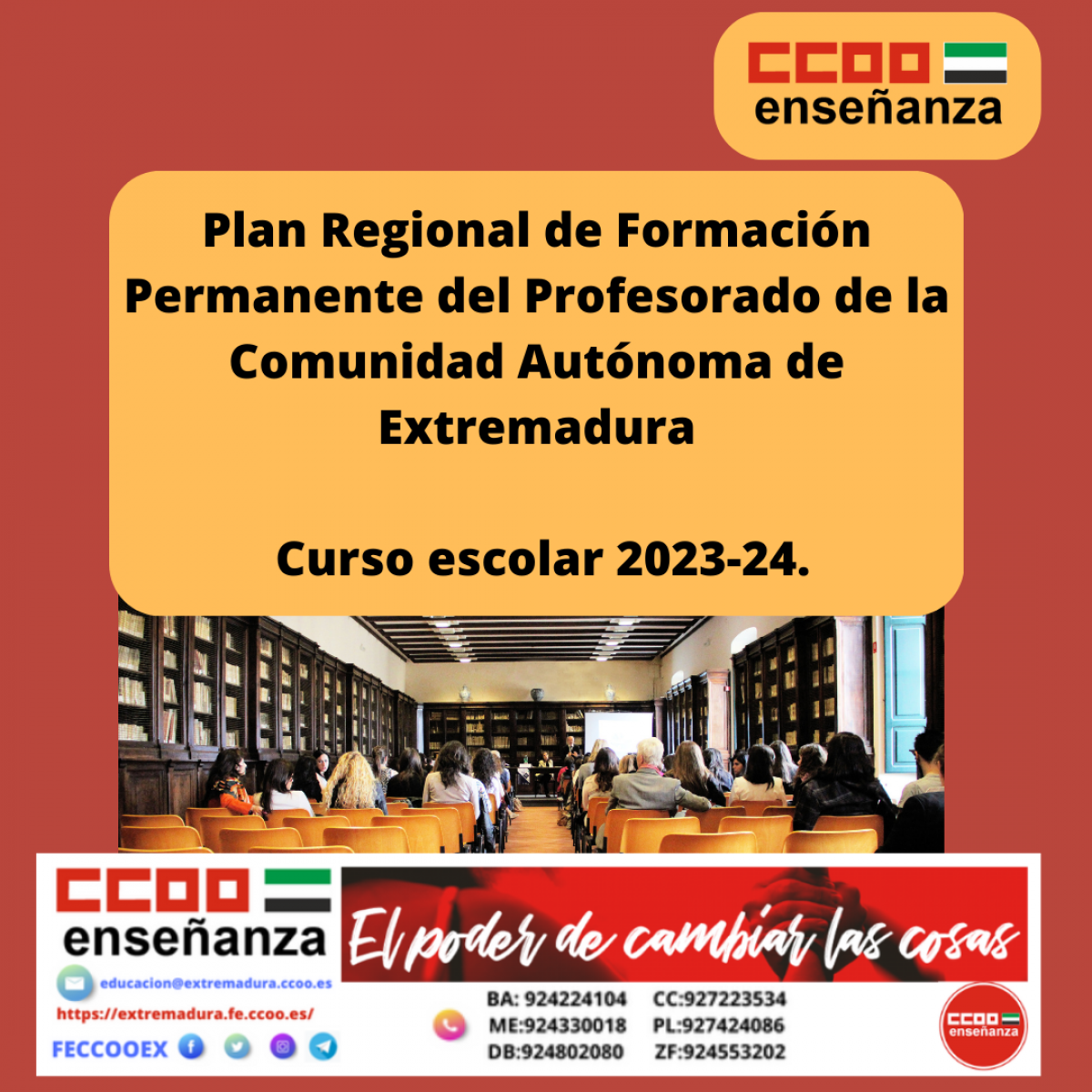 Plan Regional de Formacin Permanente curso 2023-2024