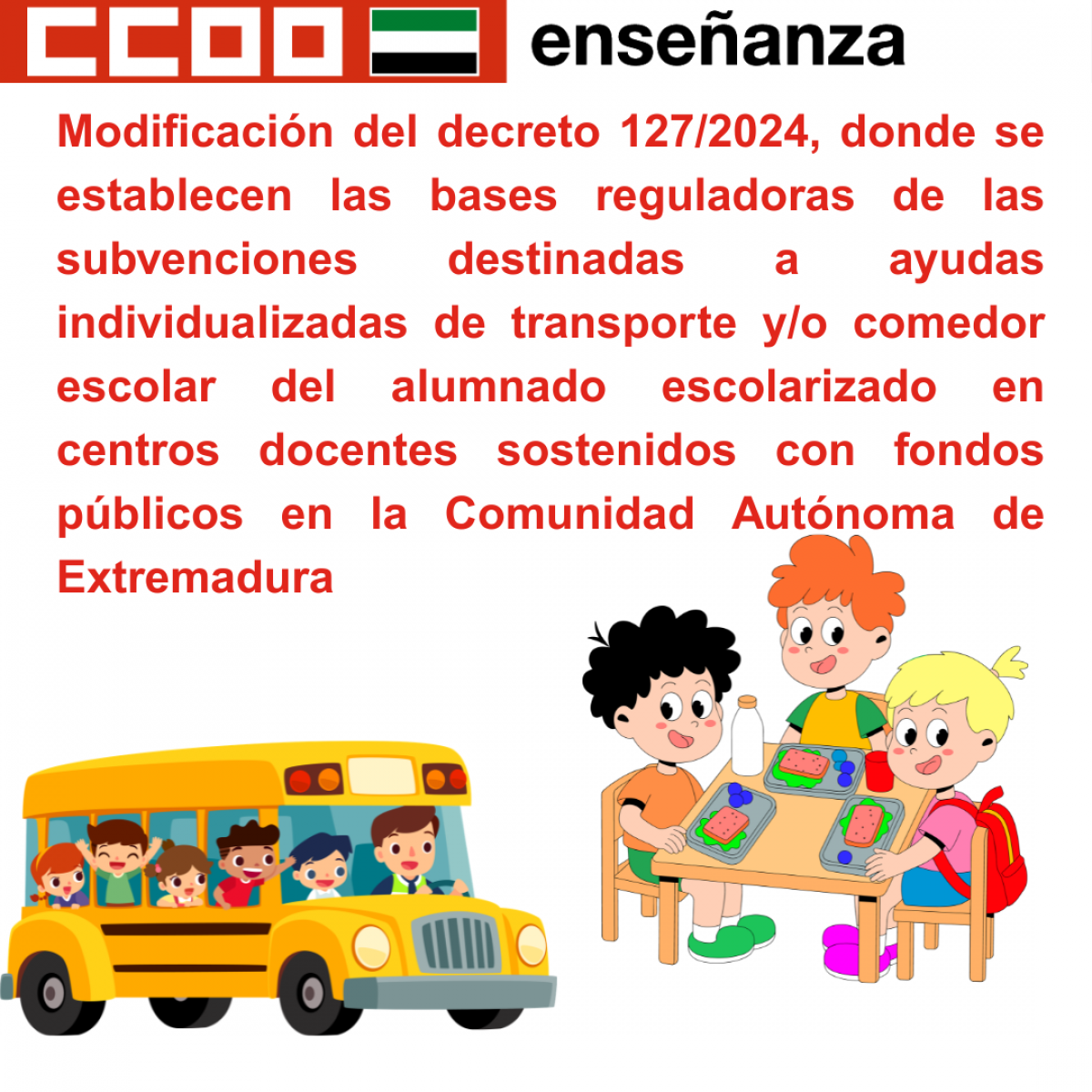 Modificación del decreto 127/2024