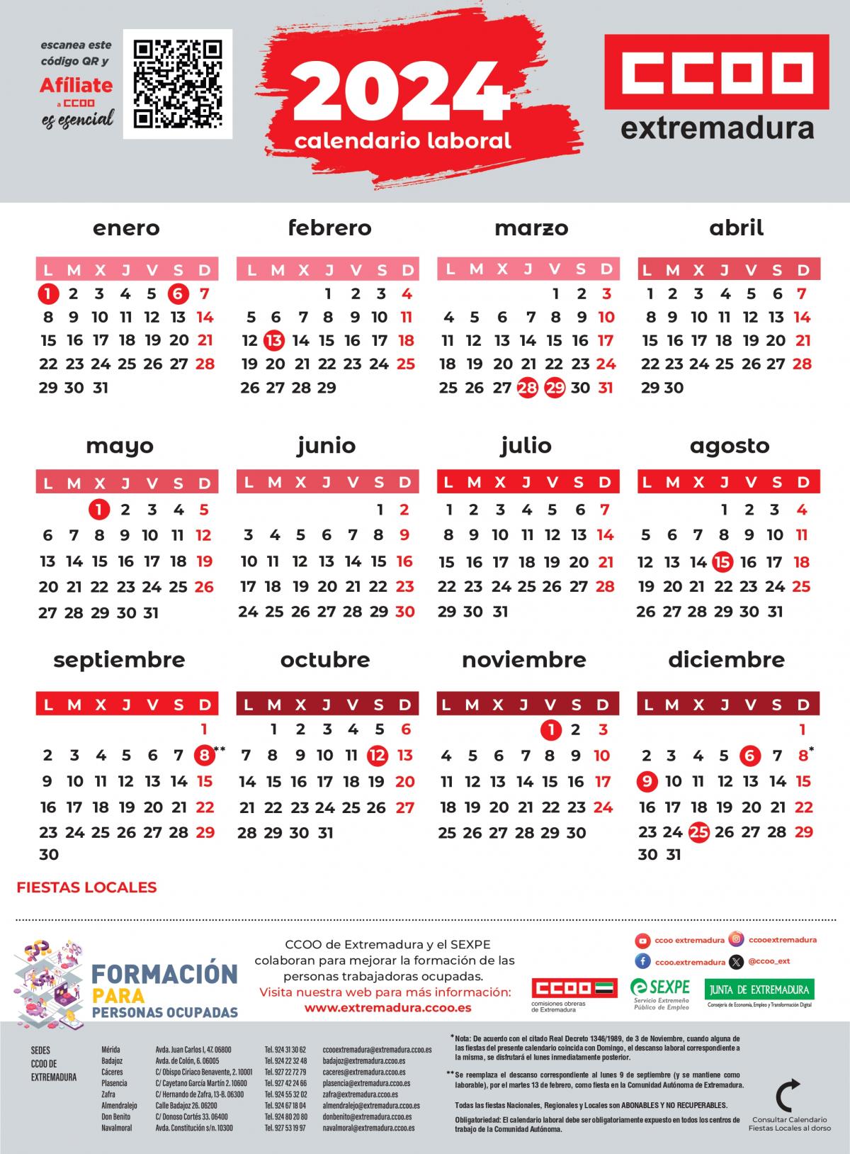 Calendario laboral