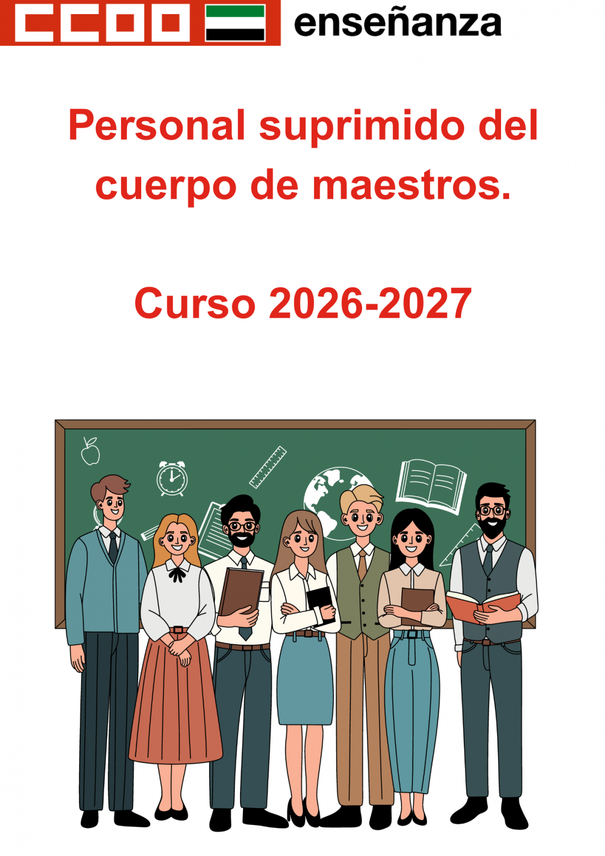 Personal suprimido del cuerpo de maestros.