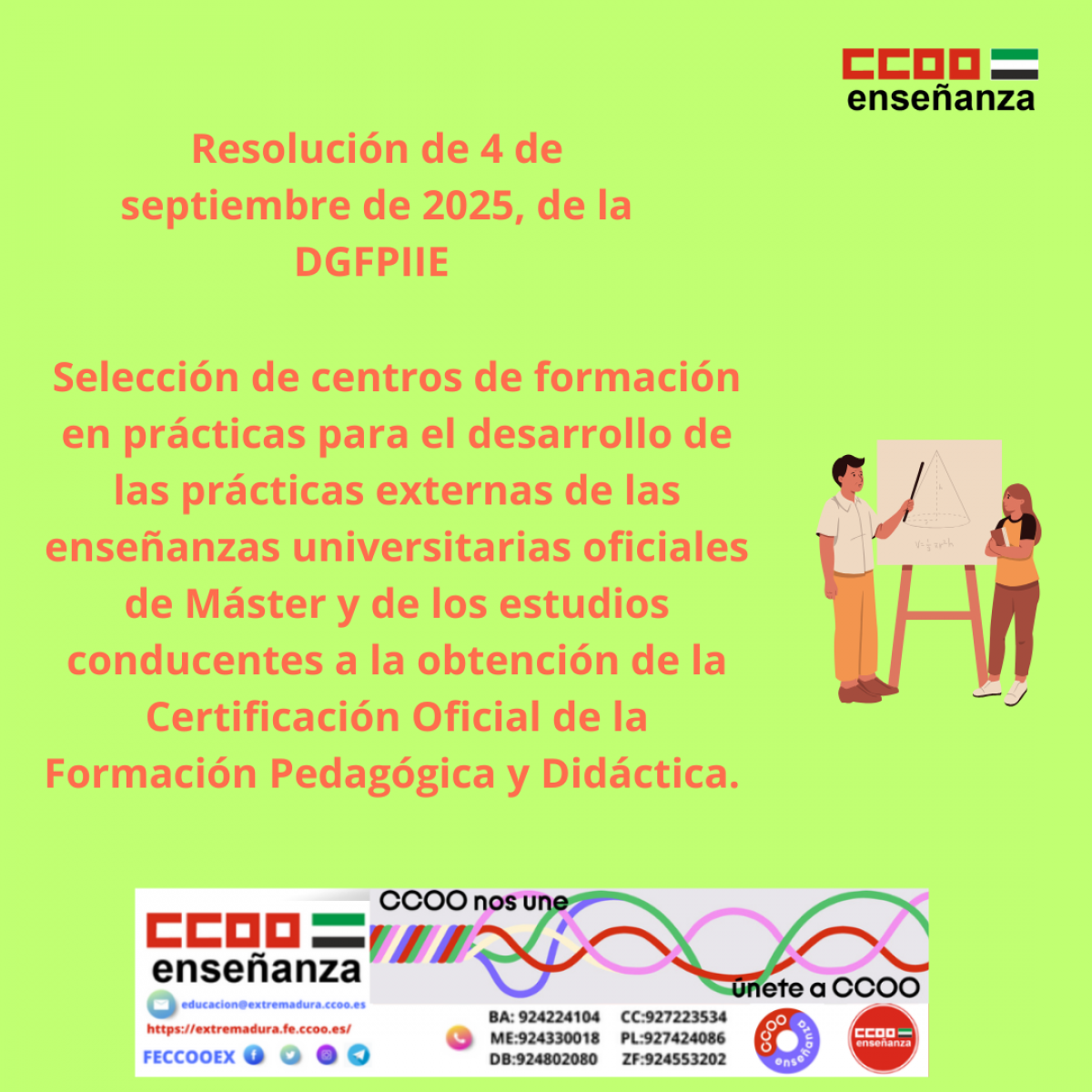 Seleccion de centros de formacin en prcticas