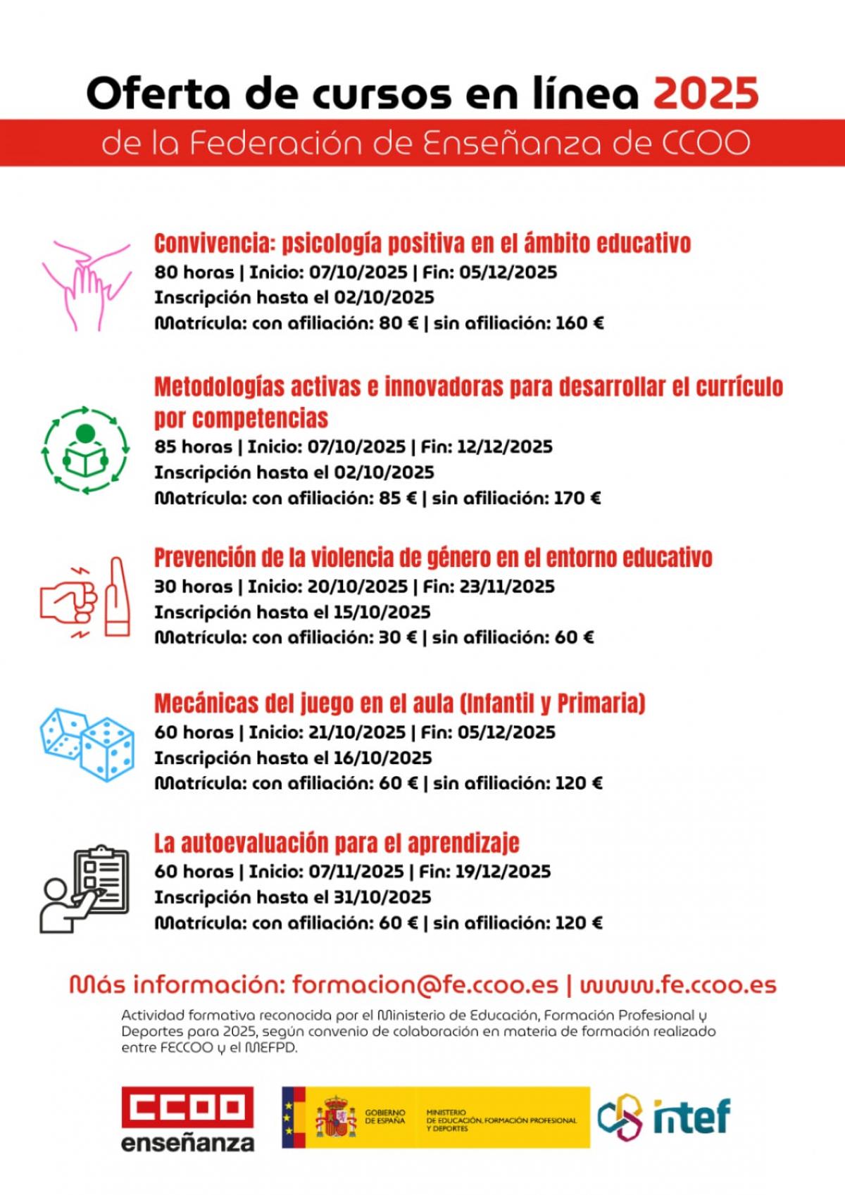 OFERTA DE CURSOS EN LINEA 2025