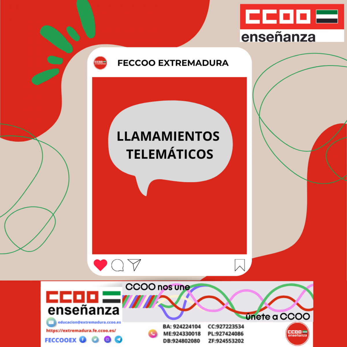 LLAMAMIENTOS TELEMATICOS 2024/2025