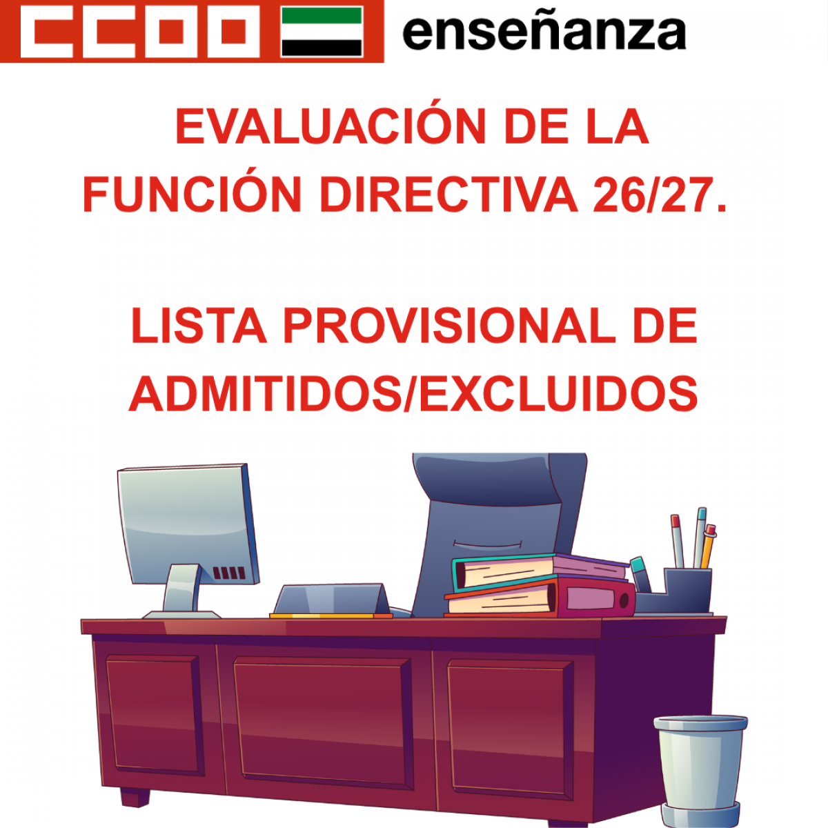 EVALUACIÓN DE LA FUNCIÓN DIRECTIVA 26/27.