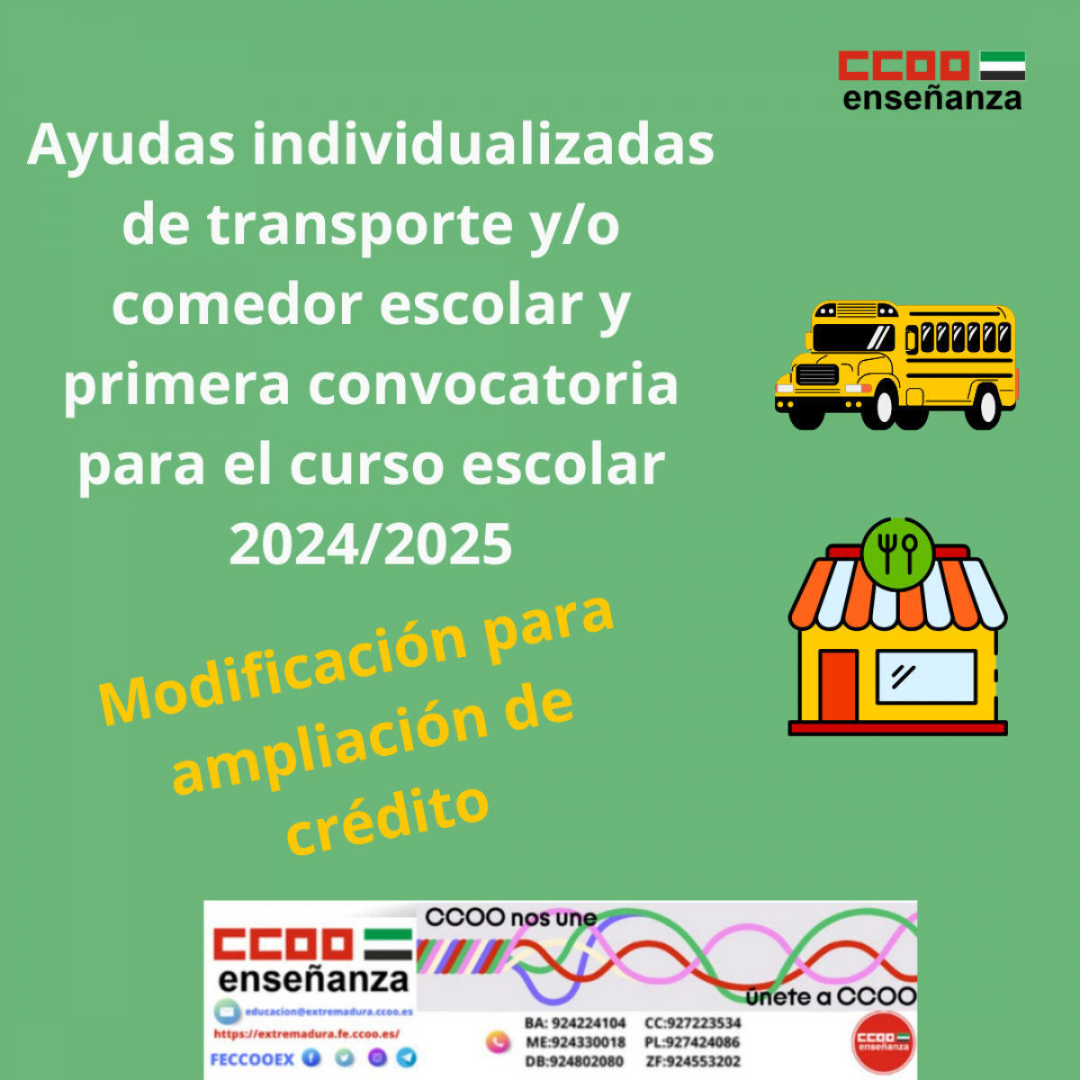 modificacin para ampliacin de crdito