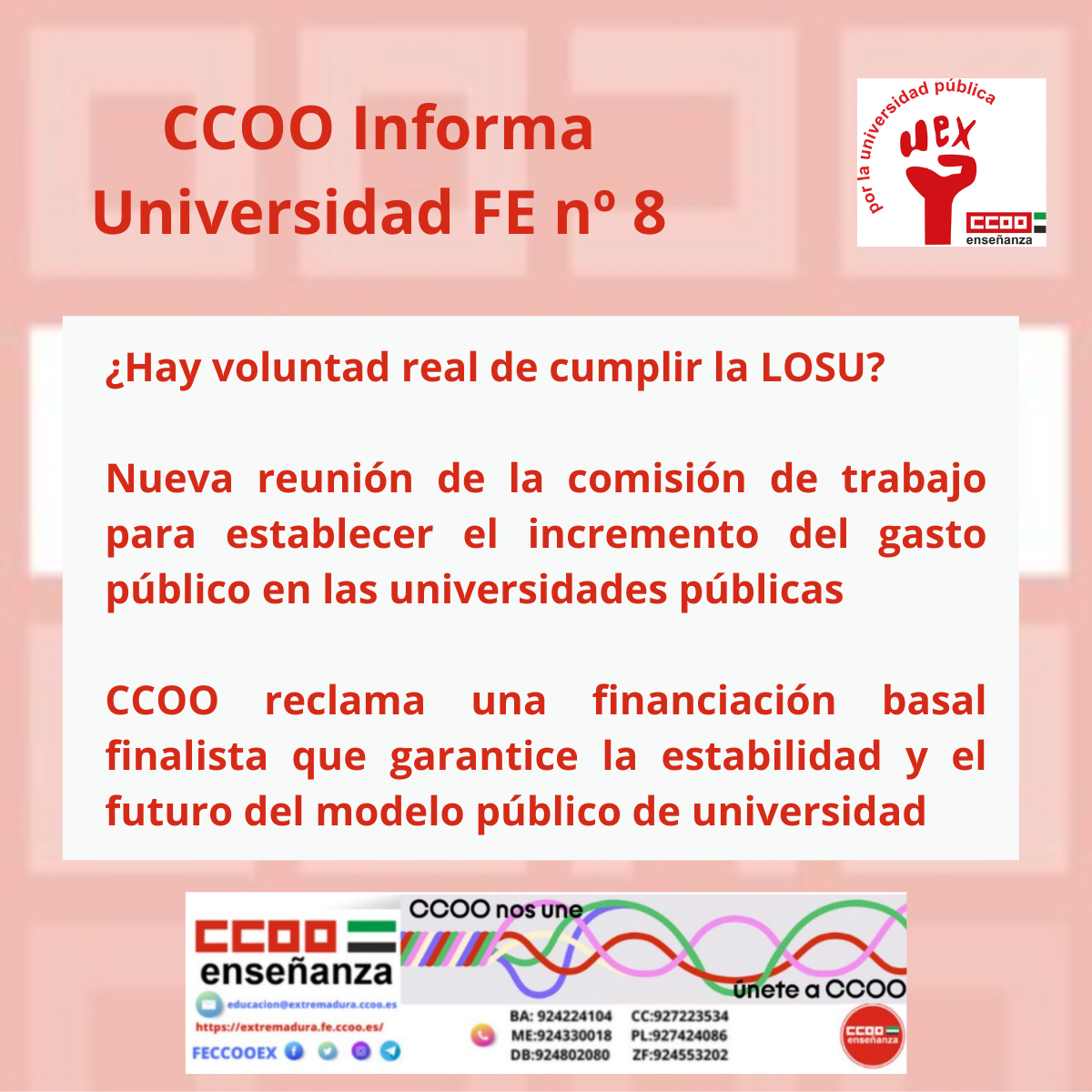 CCOO Informa Universidad nº8