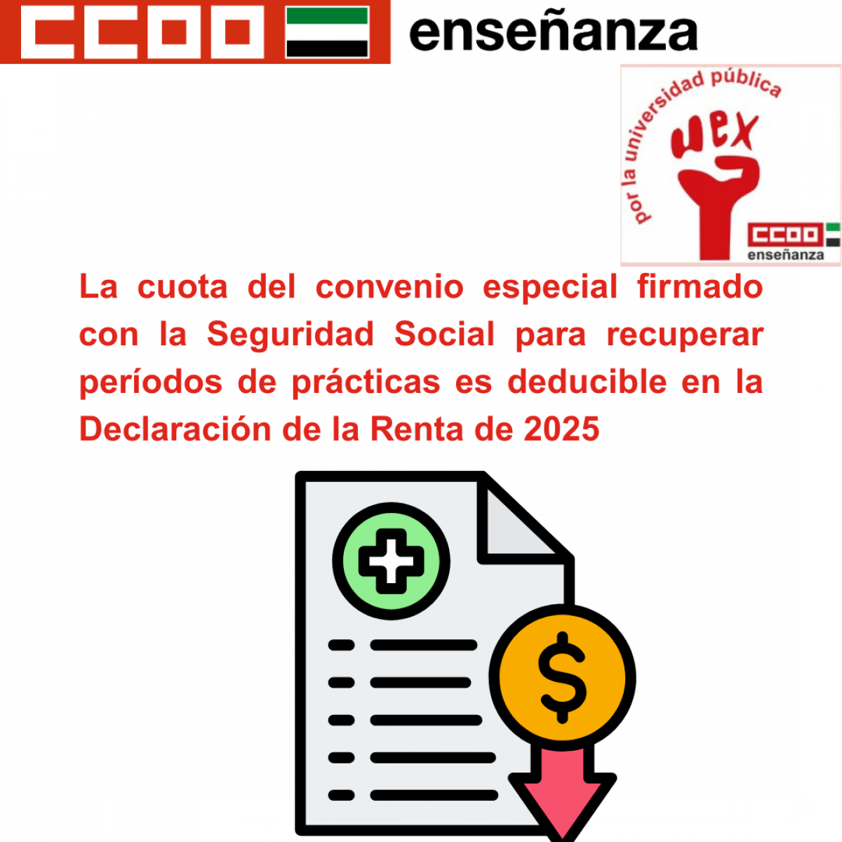 Desgravación IRPF Universidad