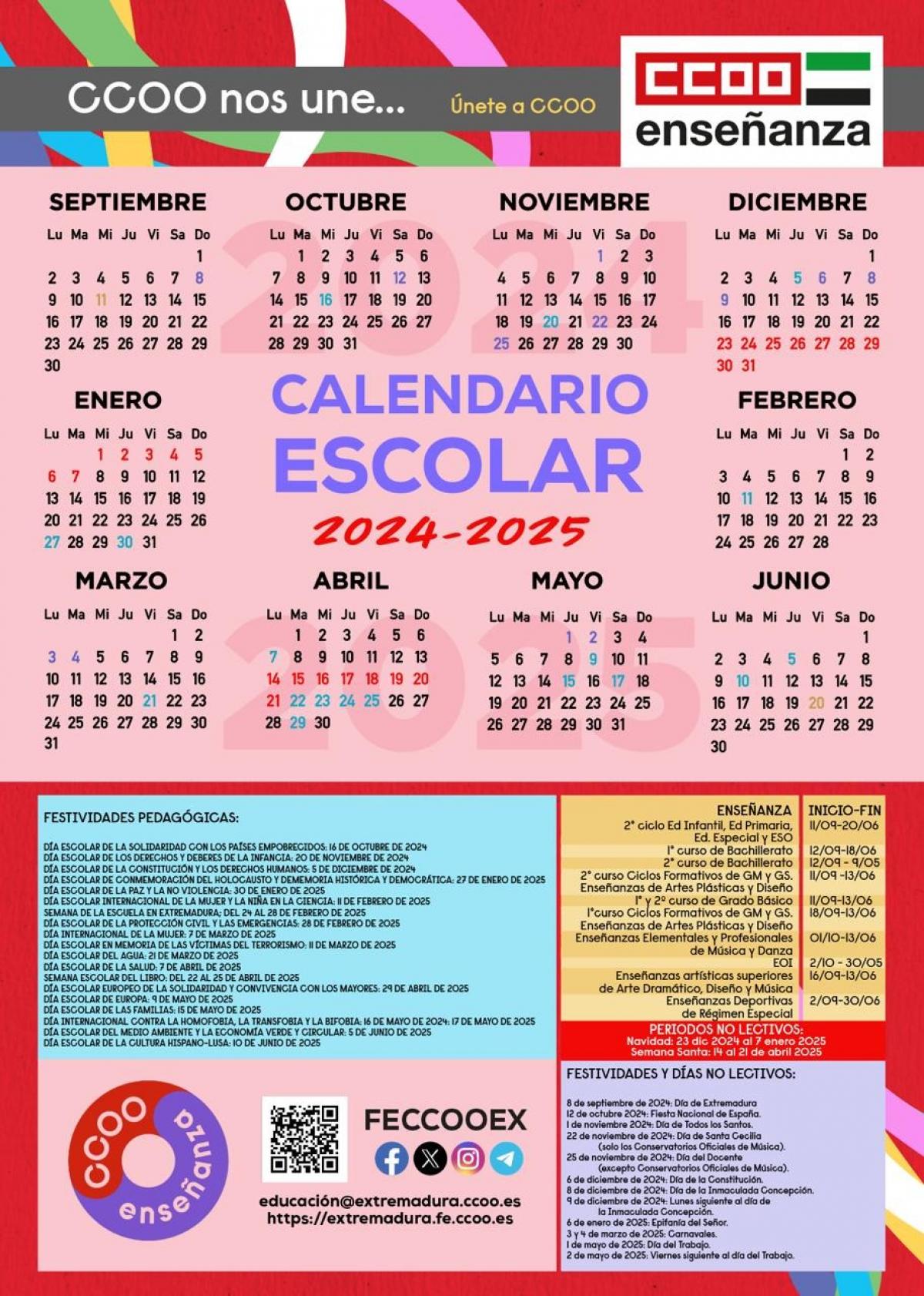 Calendario Escolar 2024-2025