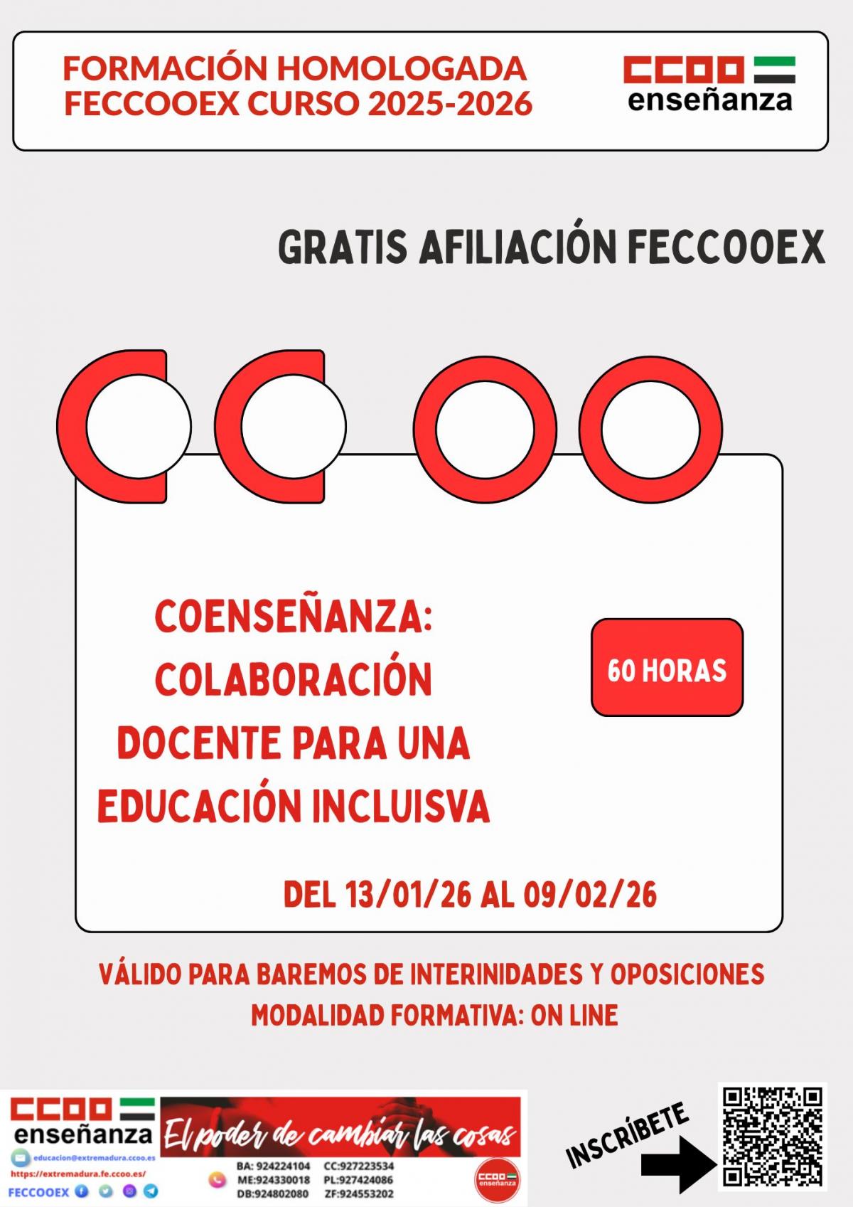 FORMACIO HOMOLOGADA: COENSEÑANZA: COLABORACIÓN DOCENTE PARA UNA EDUCACIÓN INCLUSIVA