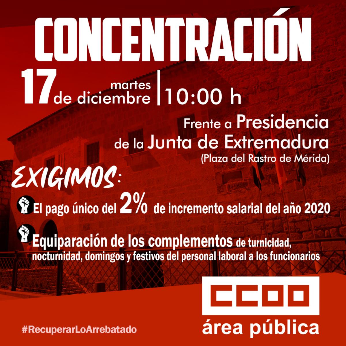 Concentracin 17 de diciembre RecuperarLoArrebatado