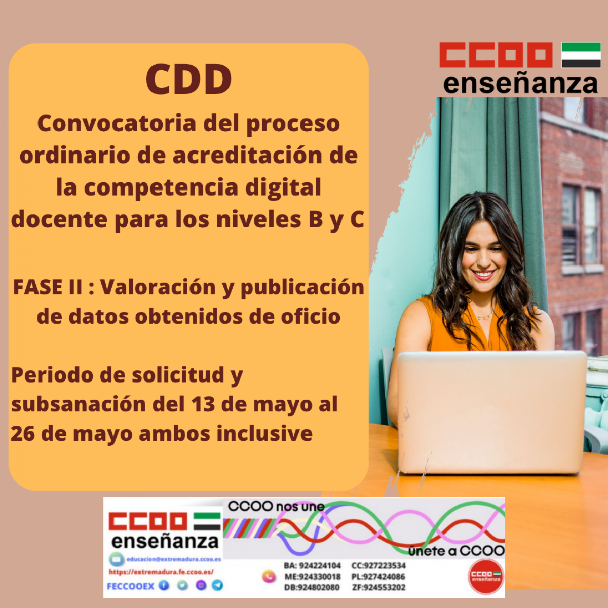 Fase II Convocatoria ordinaria de acreditacin CDD niveles B y C