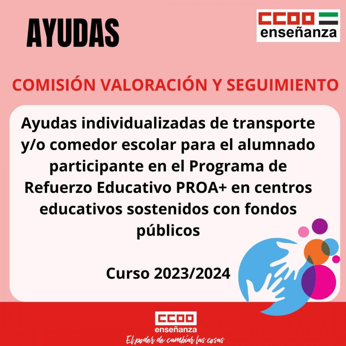 COMISION VALORACION Y SEGUIMIENTO AYUDAS TRANSPORTE