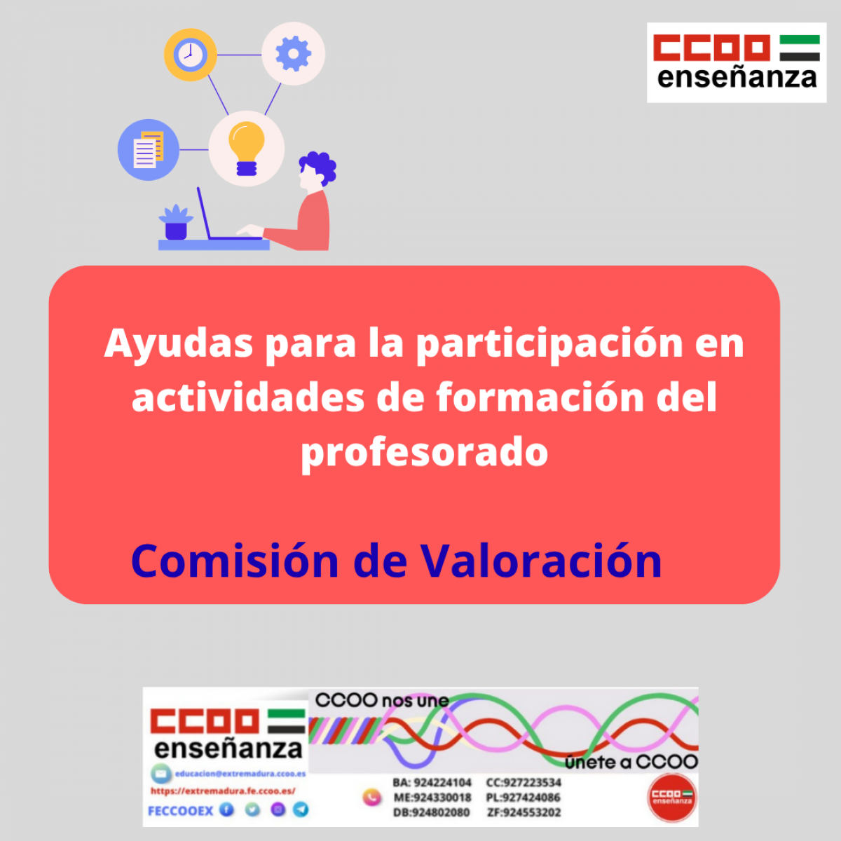 comisin valoracin de ayudas al profesorado