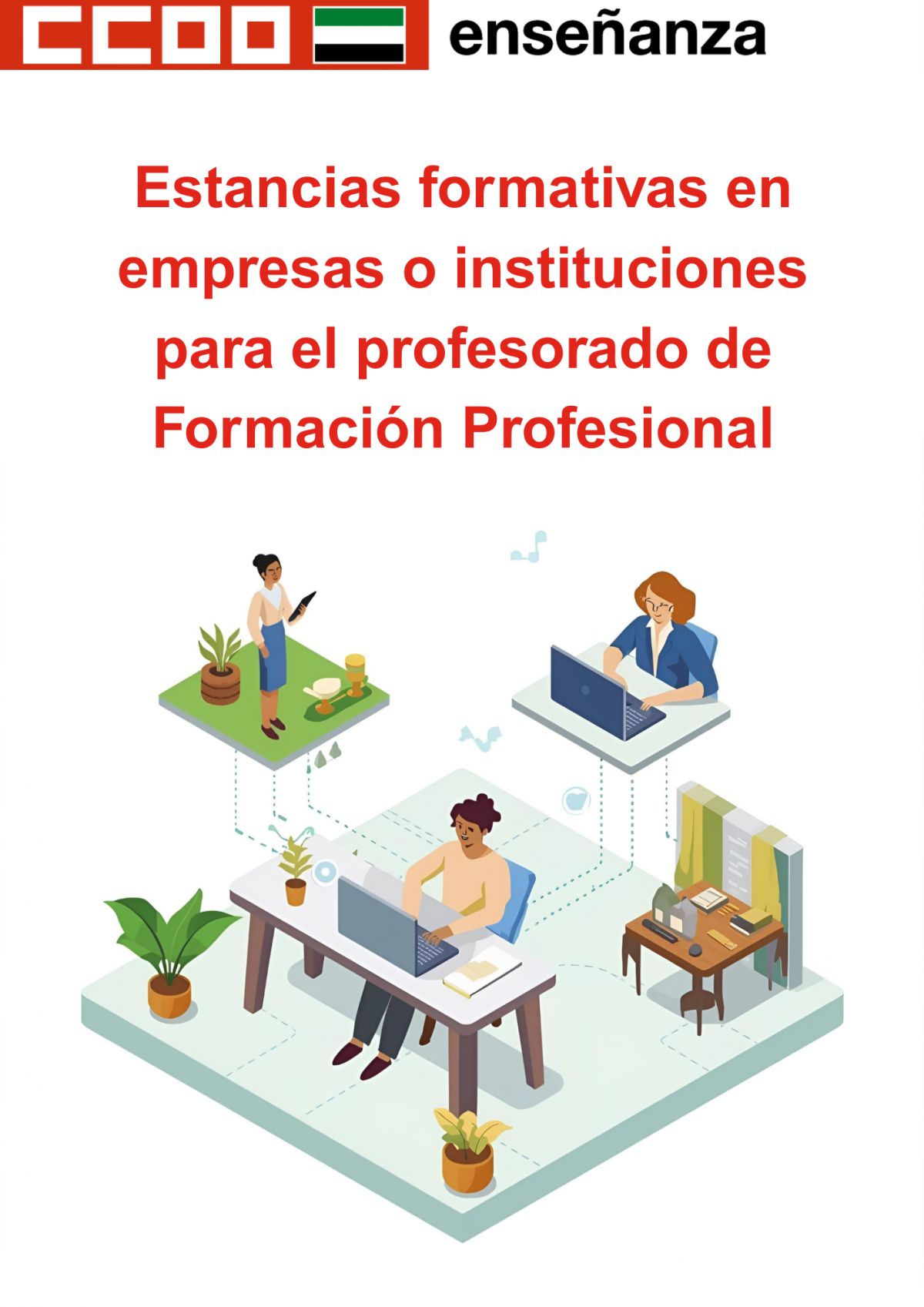 Estancias formativas en empresas o instituciones para el profesorado de Formación Profesional.