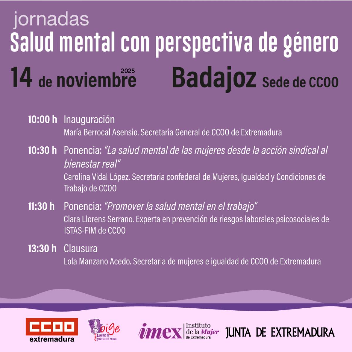 Jornadas Salud mental con Perspectiva de Género