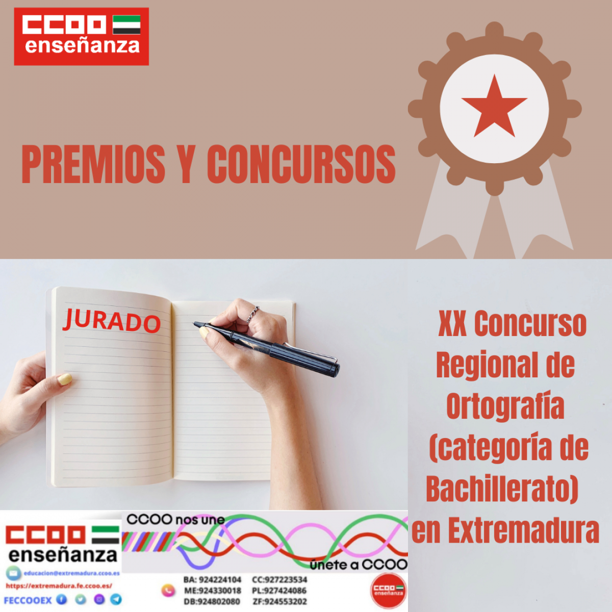 Jurado XX concurso Regional Ortografía ( Categoría Bachillerato)