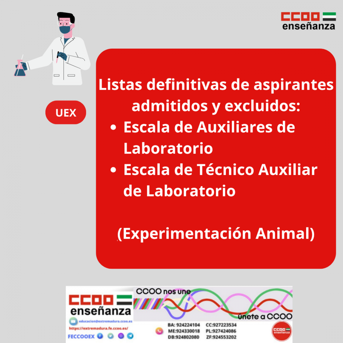 Listados definitivos
