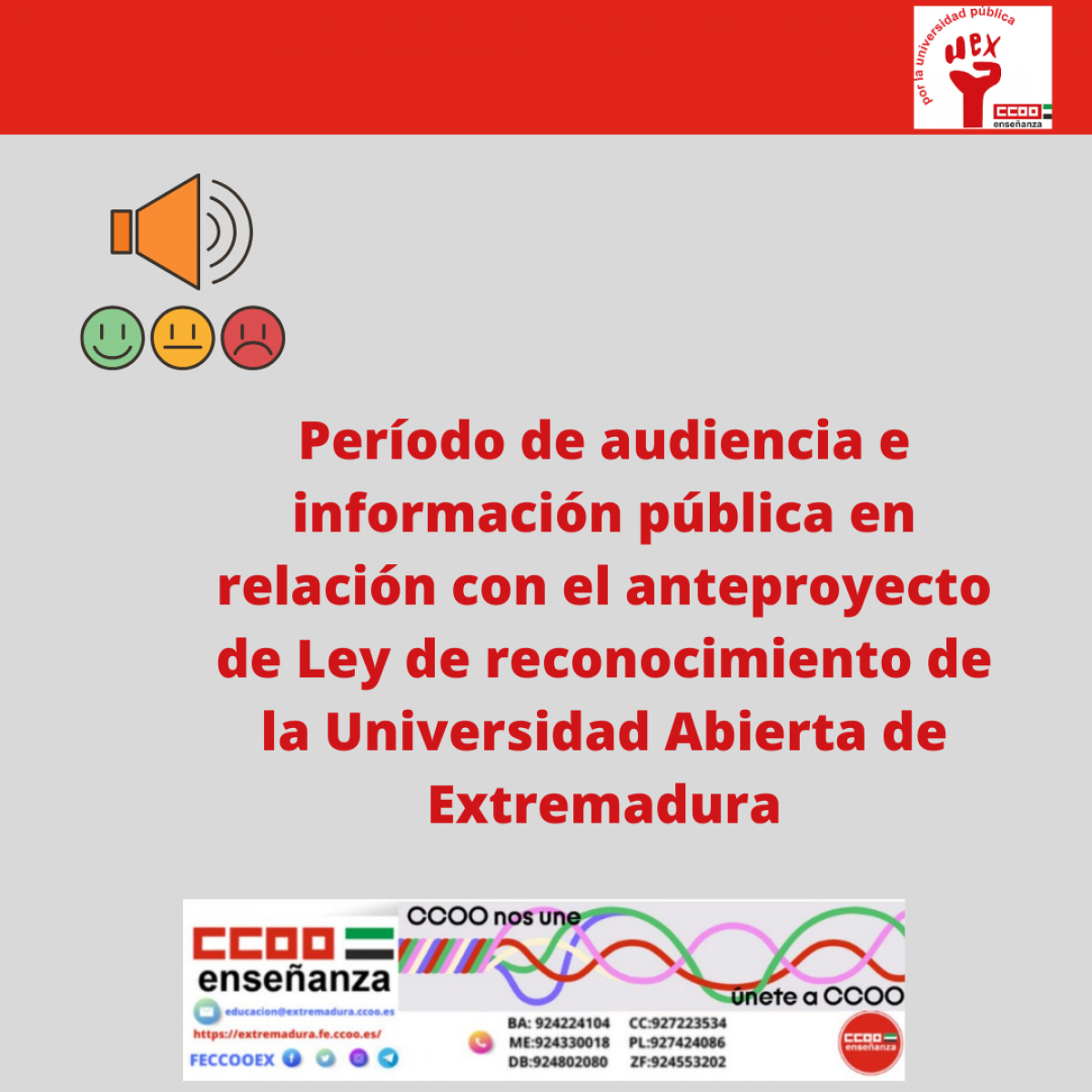 PEriodo audiencia Anteproyecto Universidad