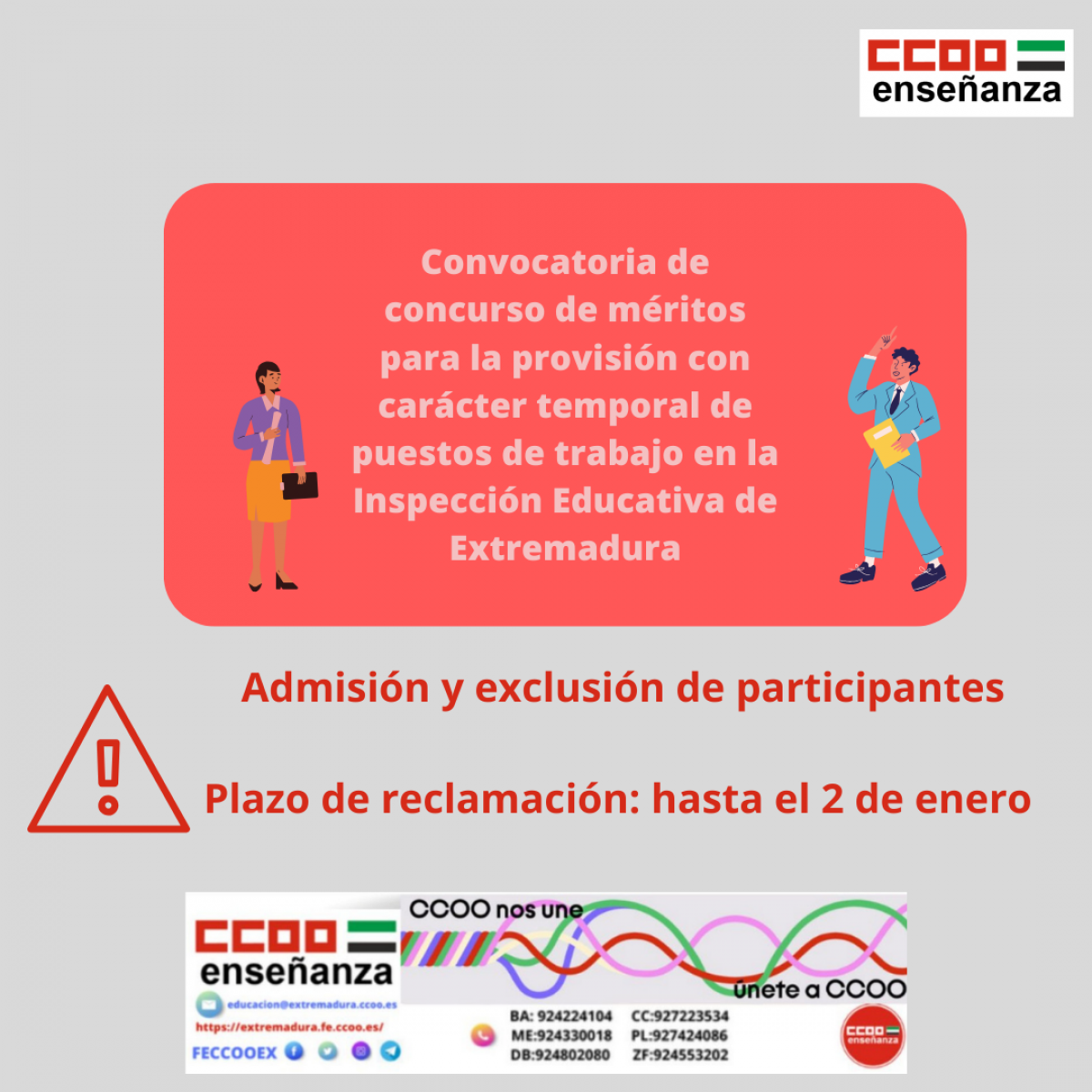 Listados inspección educativa