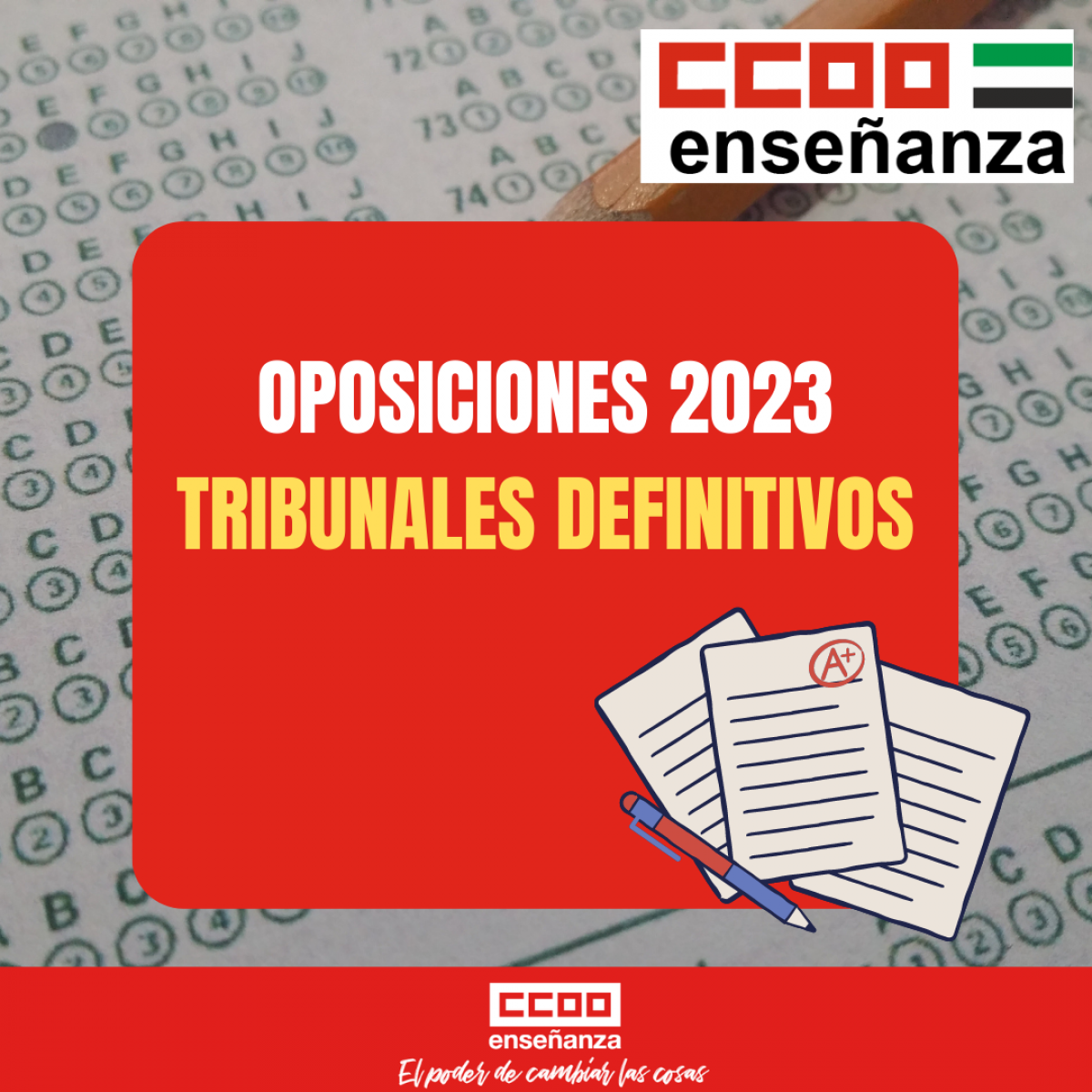 OPOSICIONES 2023: TRIBUNALES DEFINITIVOS