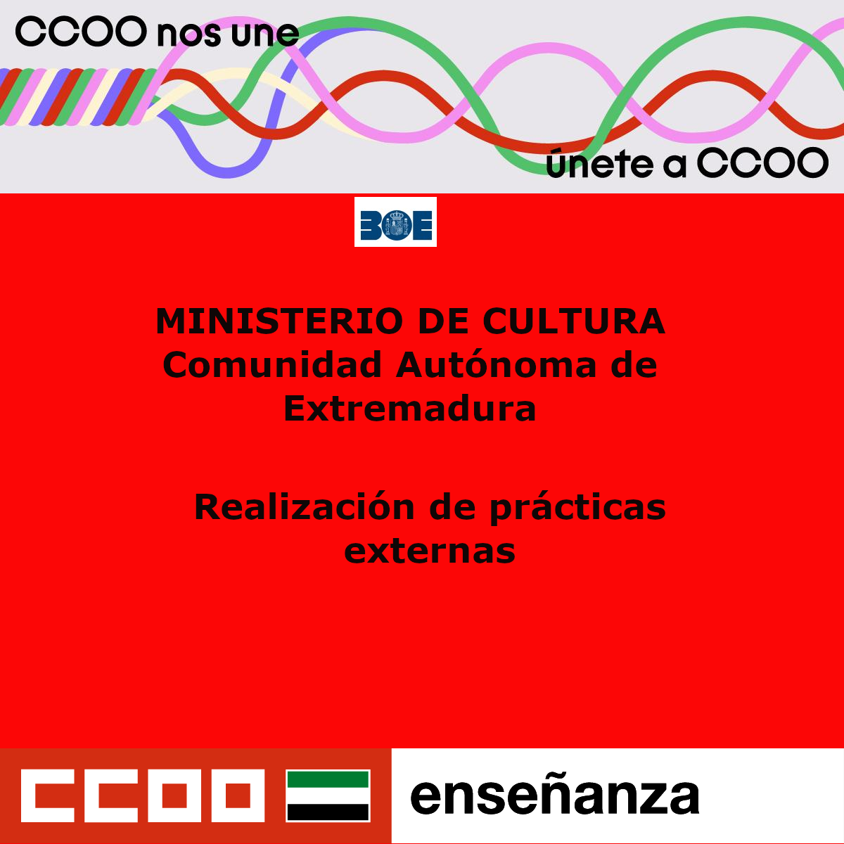 Dirección General de Patrimonio Cultural y Bellas Artes, por la que se publica el Convenio con la Universidad de Extremadura