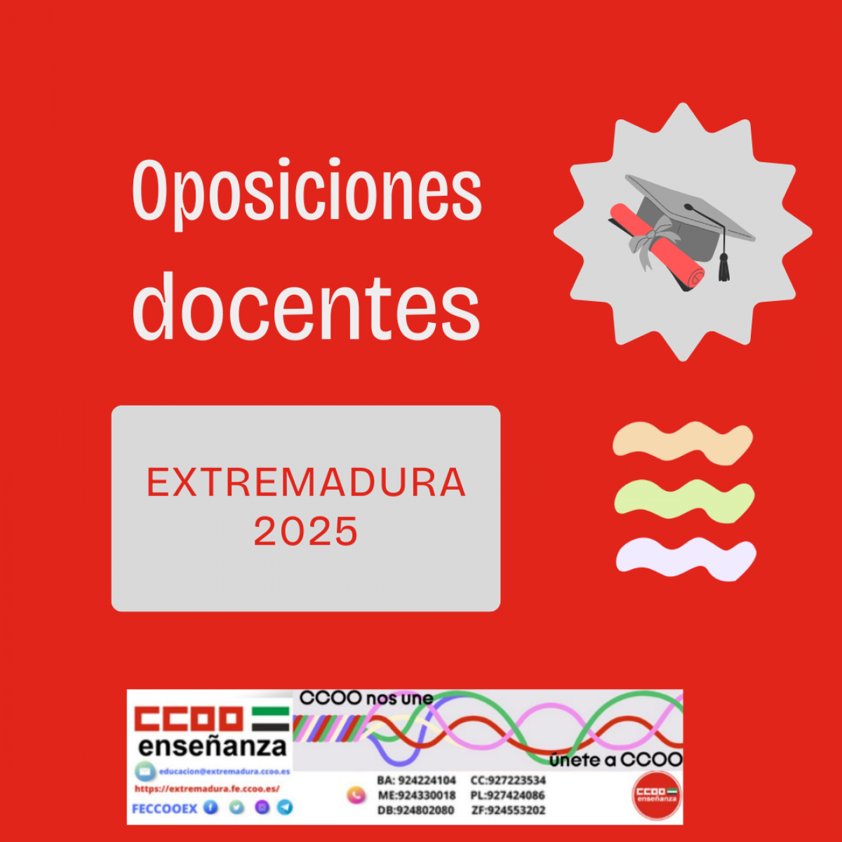 oposiciones docentes 2025 Extremadura