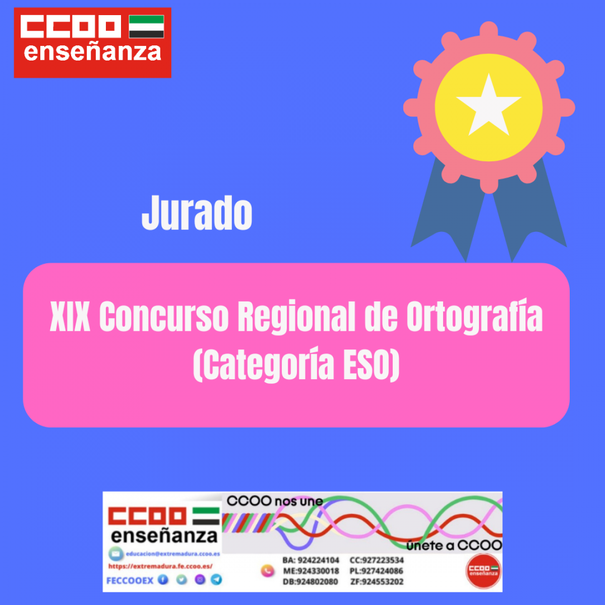 Jurado XIX Concurso Regional de Ortografa ( Categora ESO)