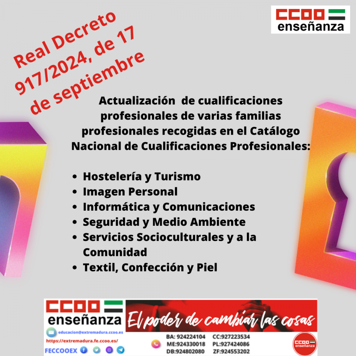 Actualizacin familias profesionales FP