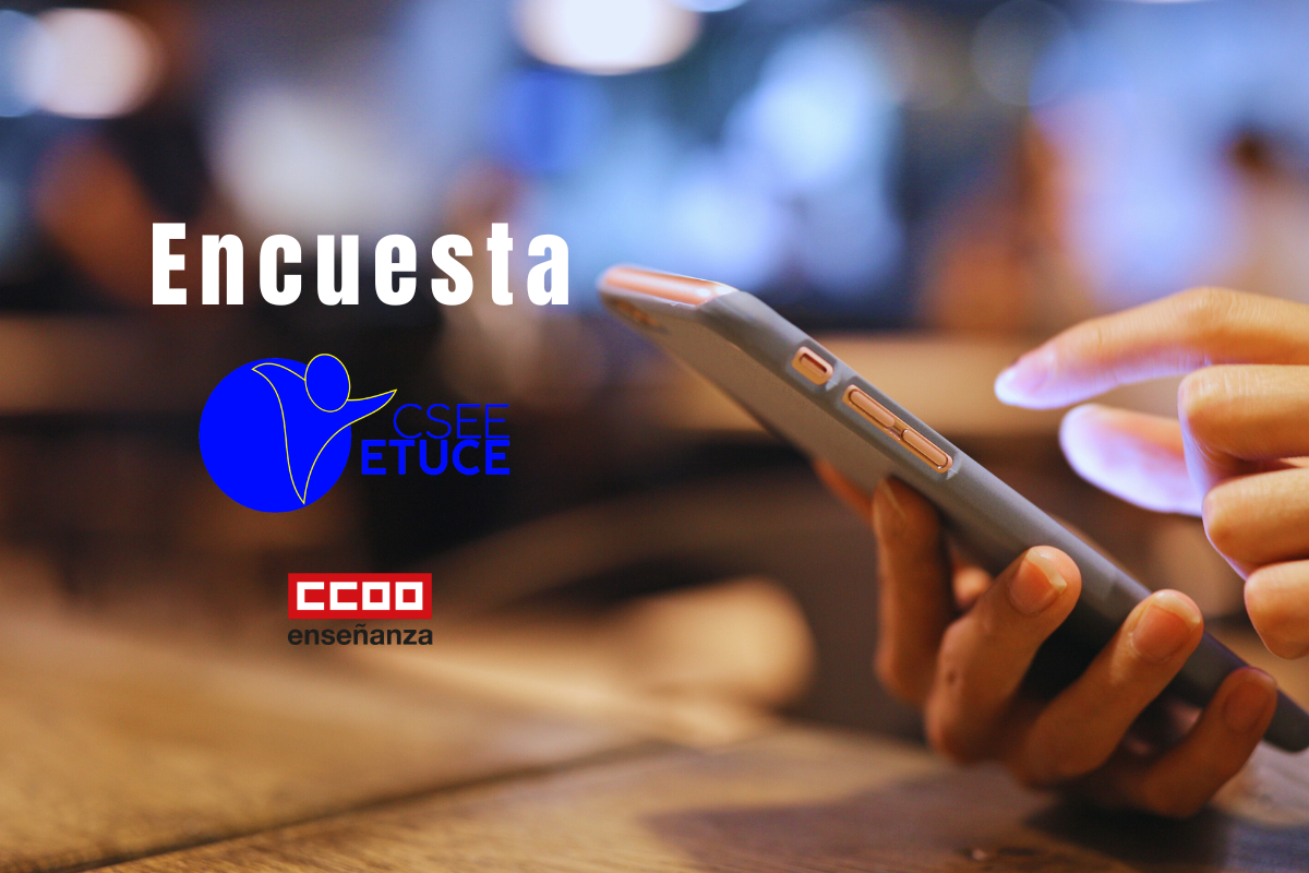 Participa en la encuesta elaborada por el Comité Sindical Europeo de la Educación (ETUCE)