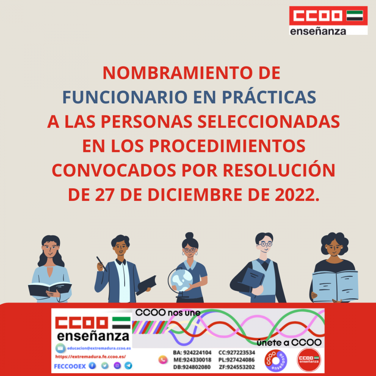 Nombrameinto funcionario en prcticas