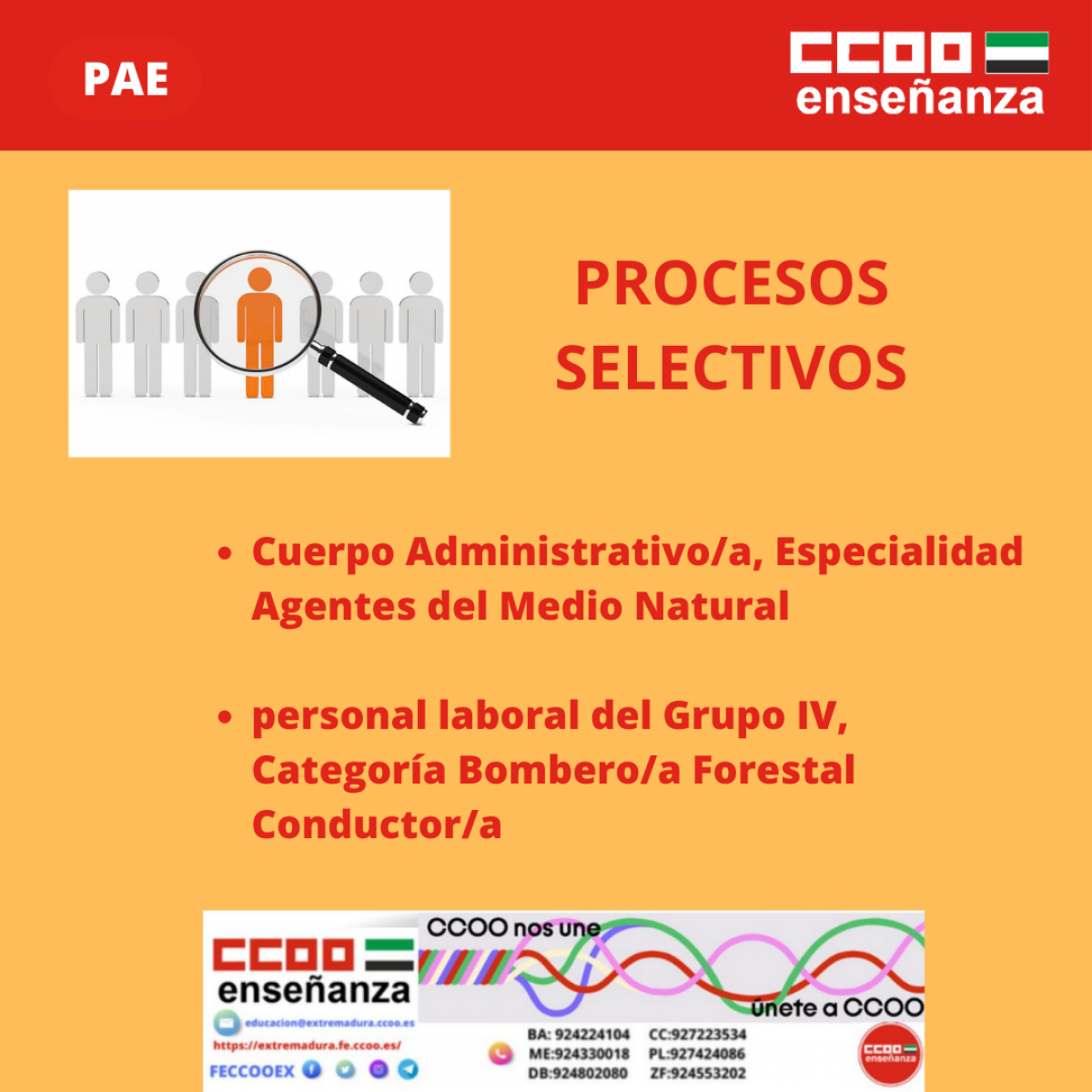 Procesos selectivos Junta Extremadura