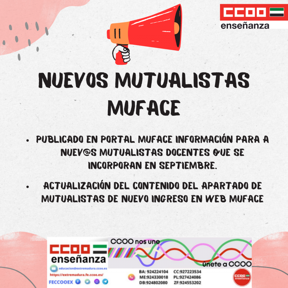 nuevos mutualistas septiembre 2025