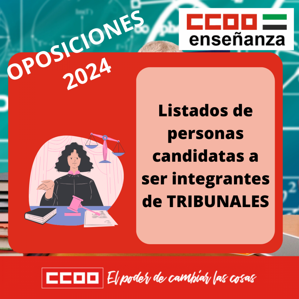 PERSONAS CANDIDATAS A TRIBUNALES DE OPOSCIONES 2024