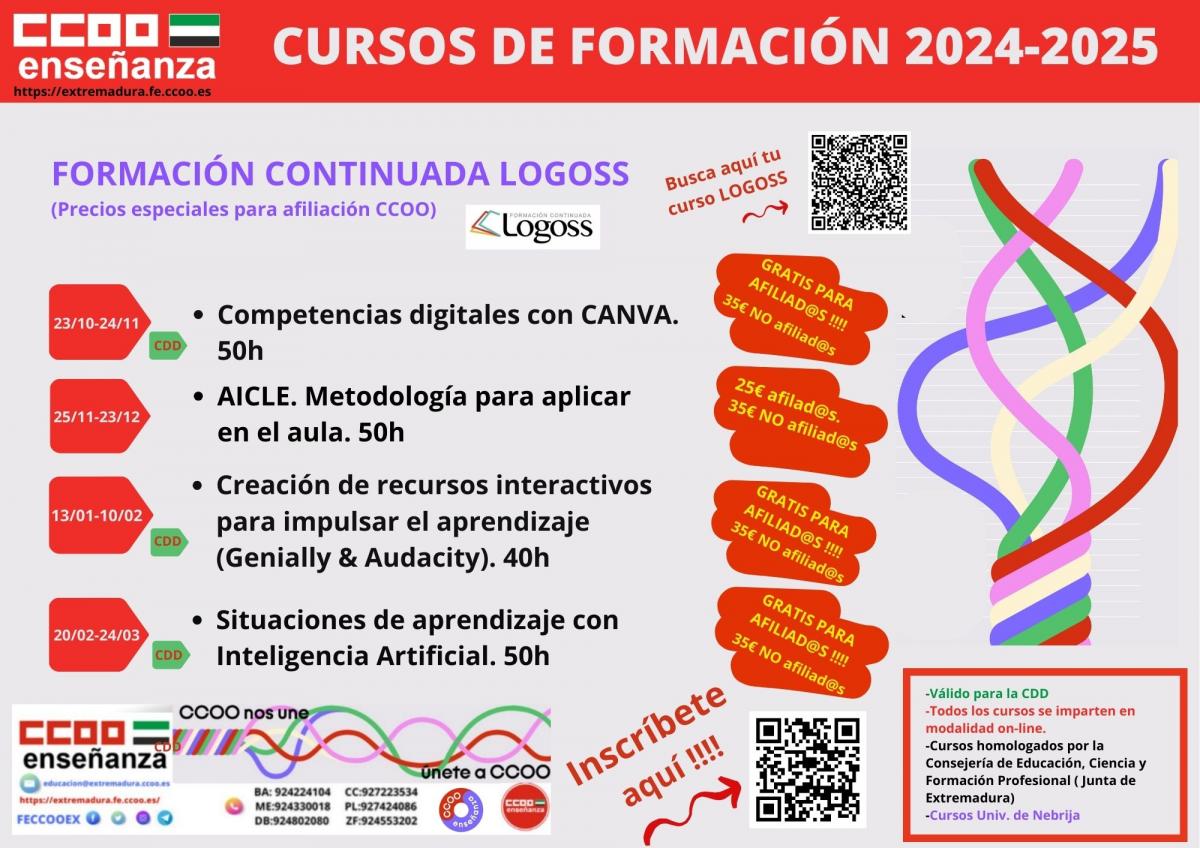 CURSOS FORMACION FECCOOEX 024-2025