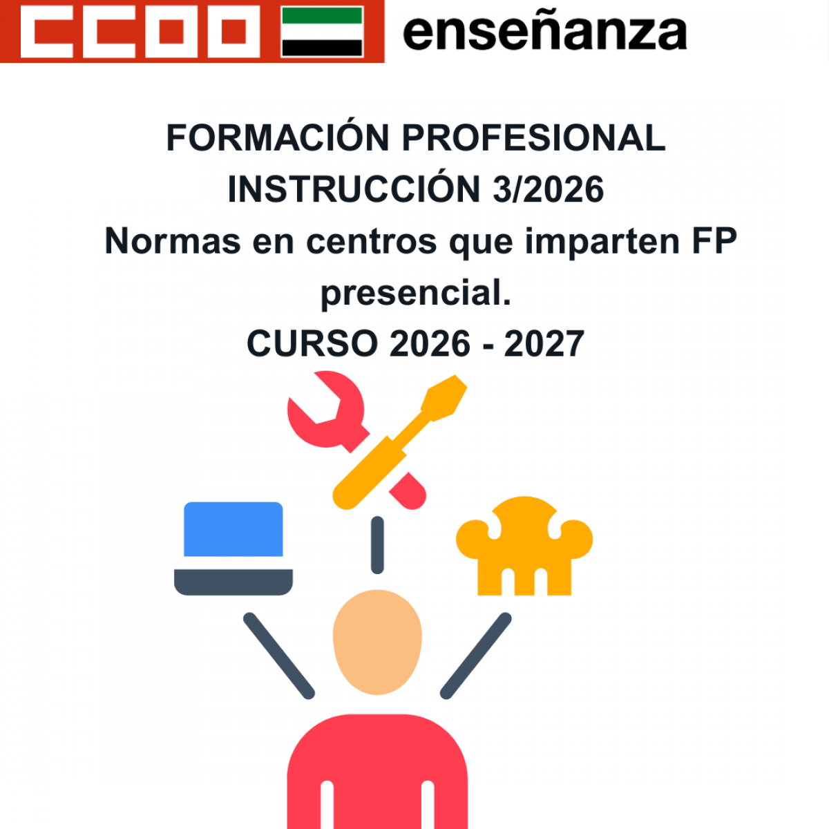 Normas en centros que imparten FP presencial.