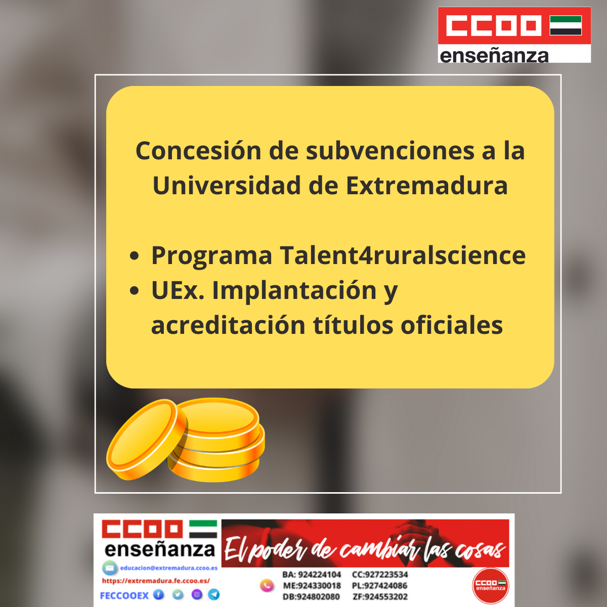 Subveniones Uex