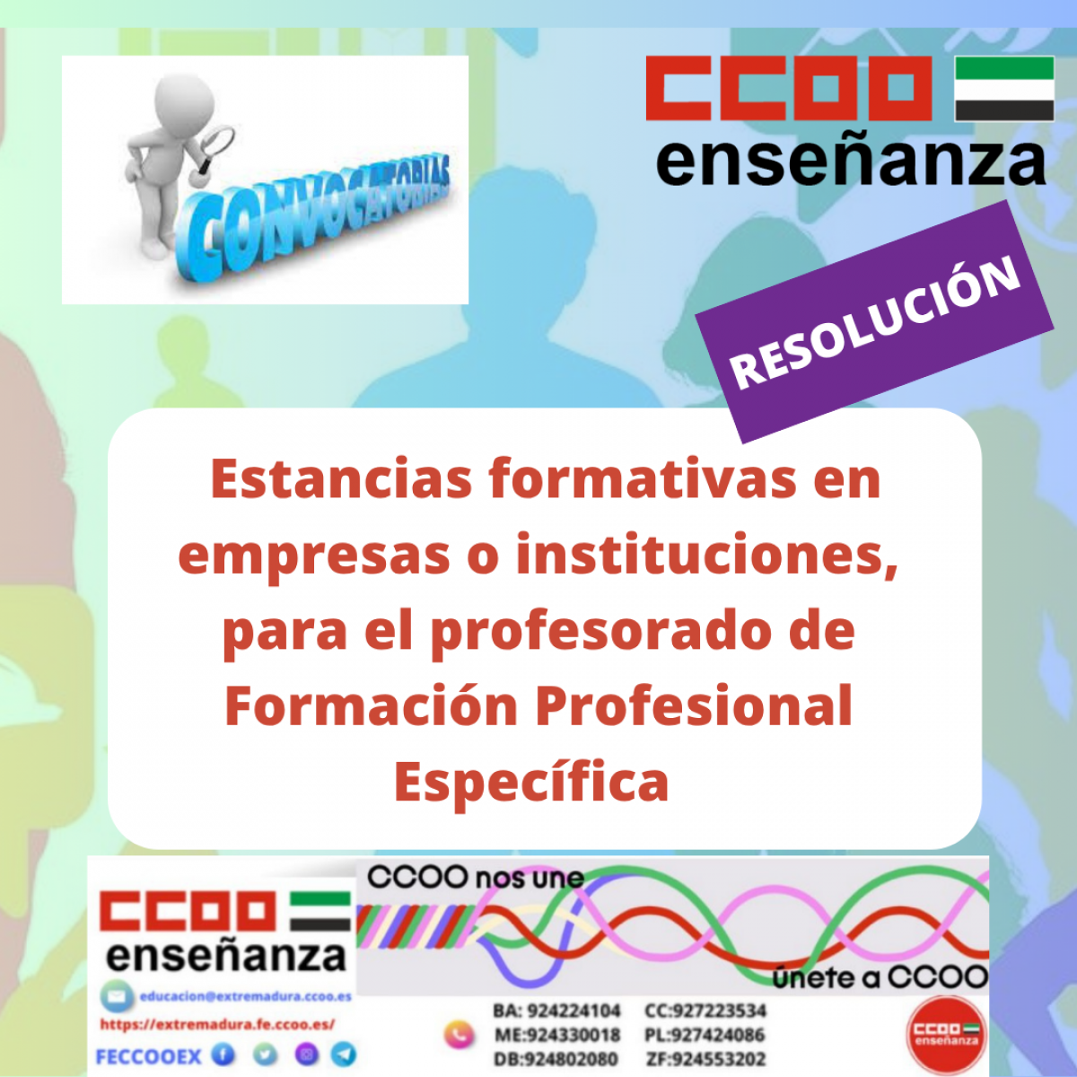 Resolucin de las estancias formativas de FP Especfica
