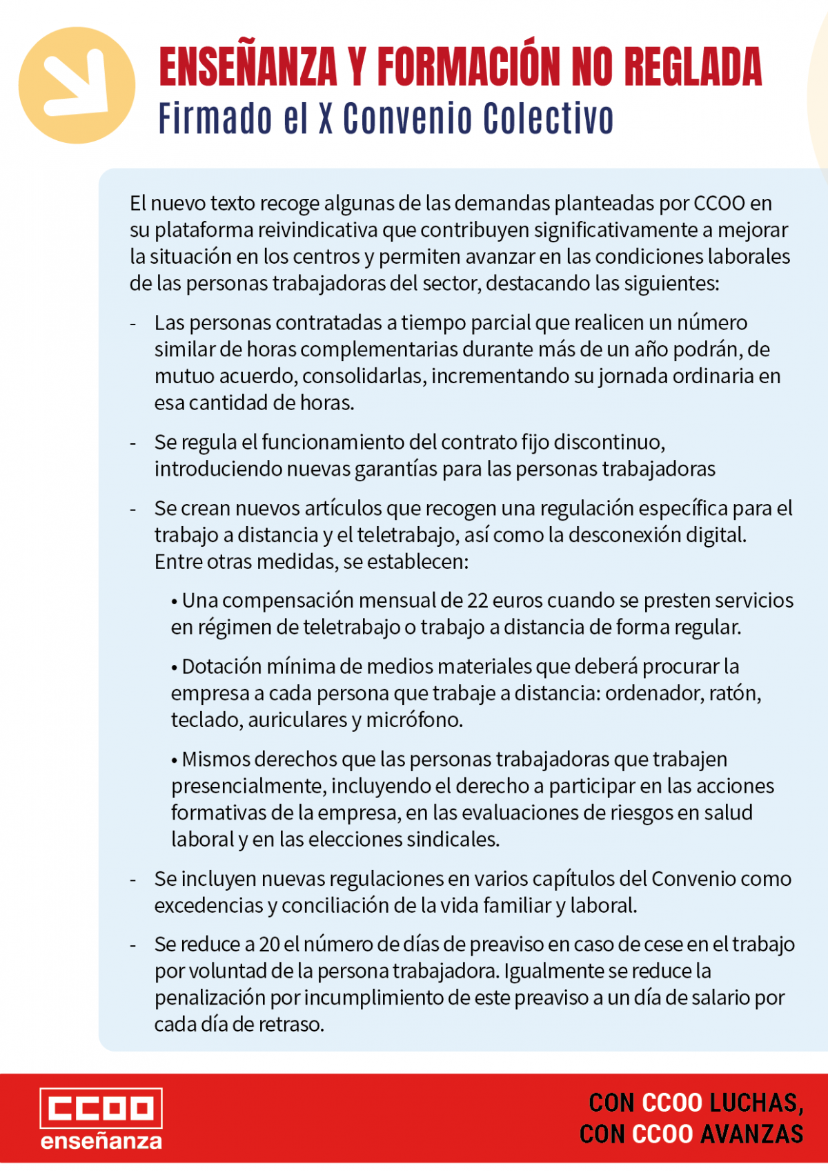 Firmado el X Convenio Colectivo