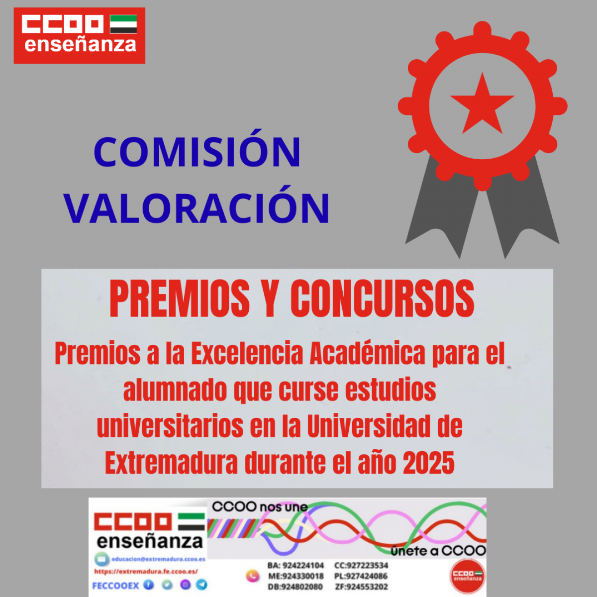 Comisión valoración Premios Excelencia Académica