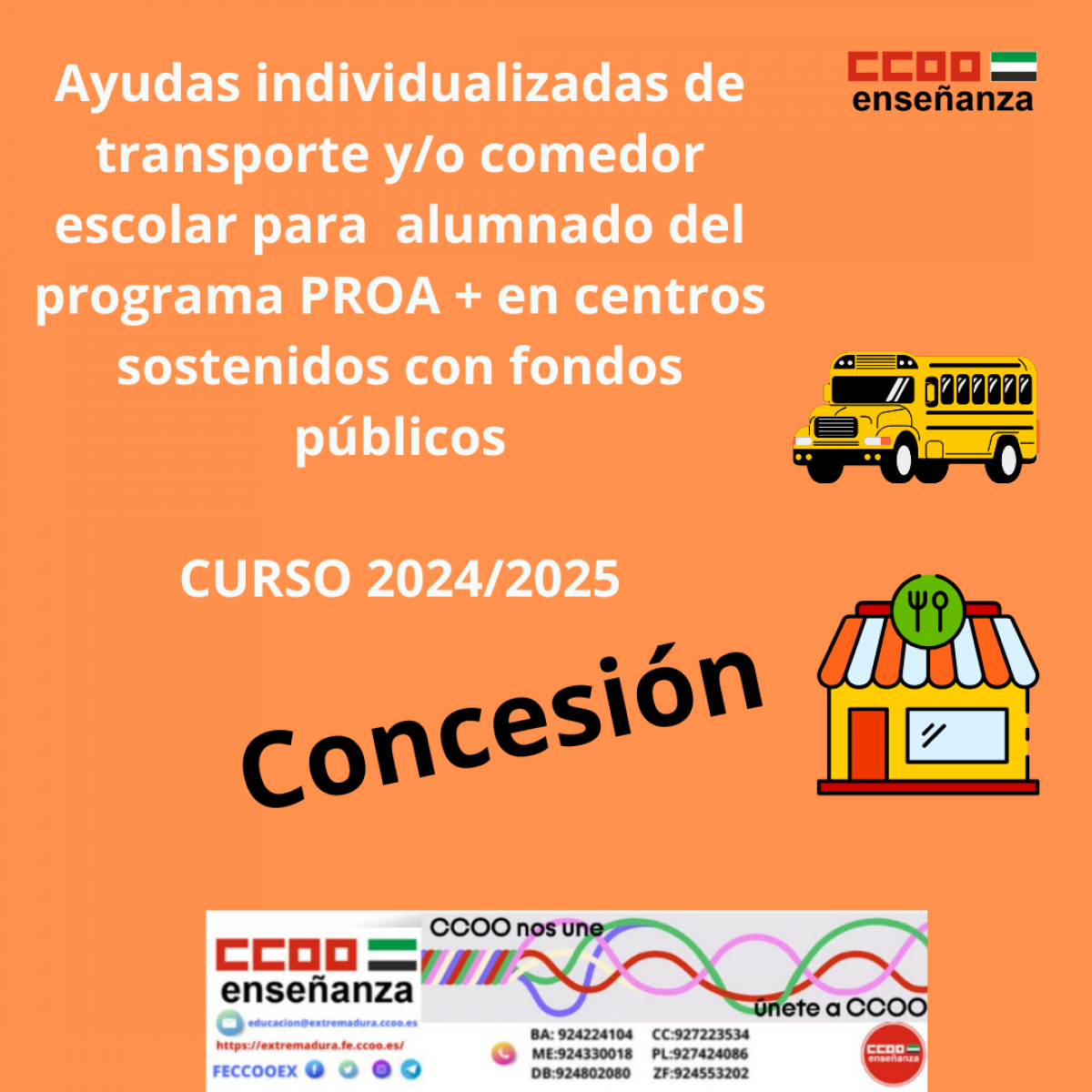 Concesión de ayudas alumnado PROA +