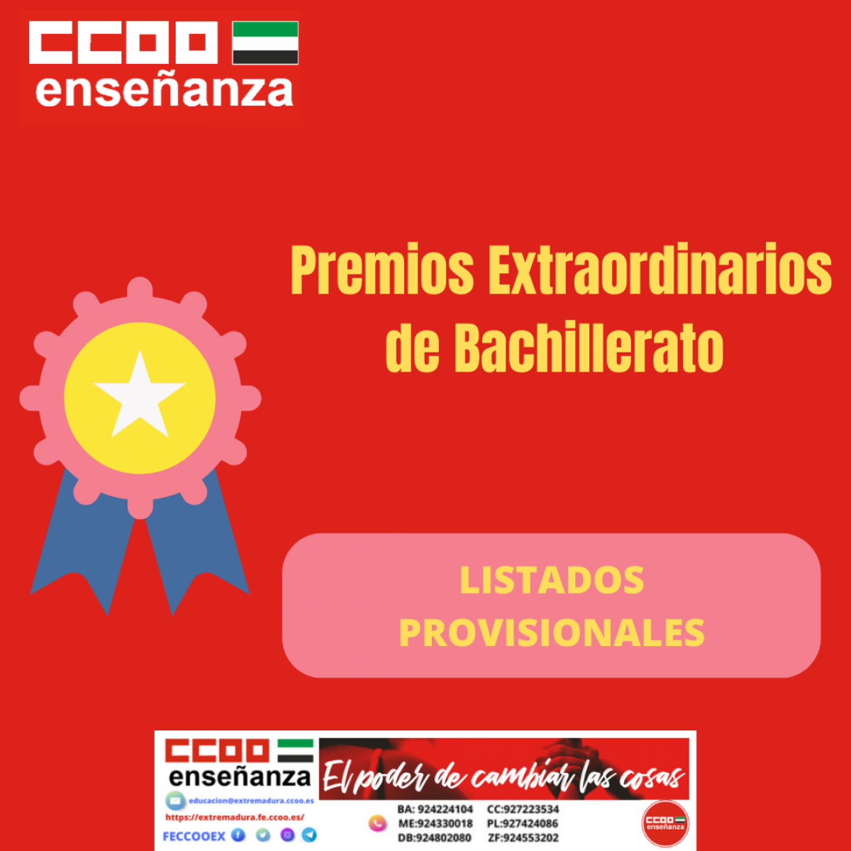 LISTADO SPROVISIONALES PREMIOSEXTRAORDINARIOS BACHILLERATO