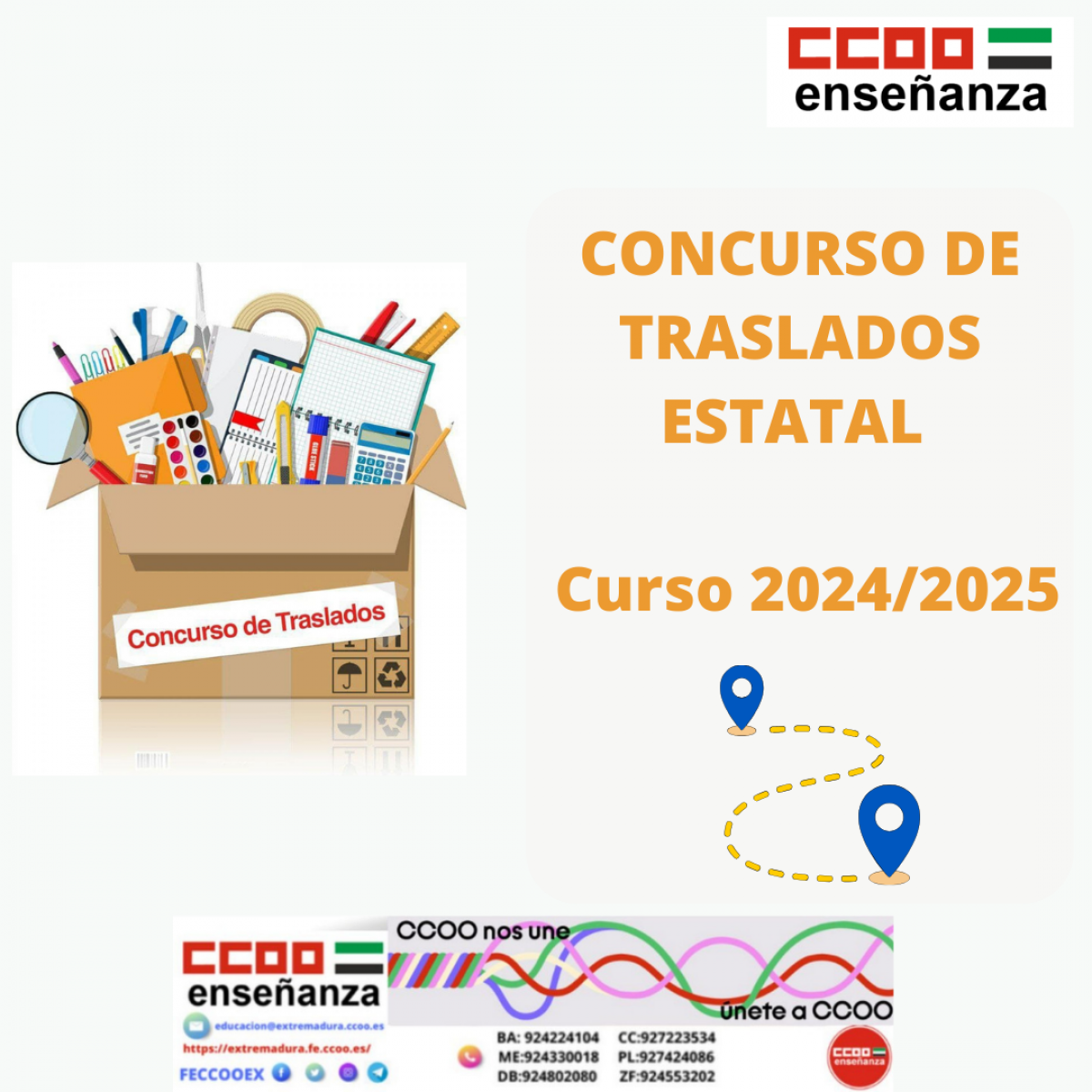 COncURSO DE TRASLADOS ESTATAL 2024/2025