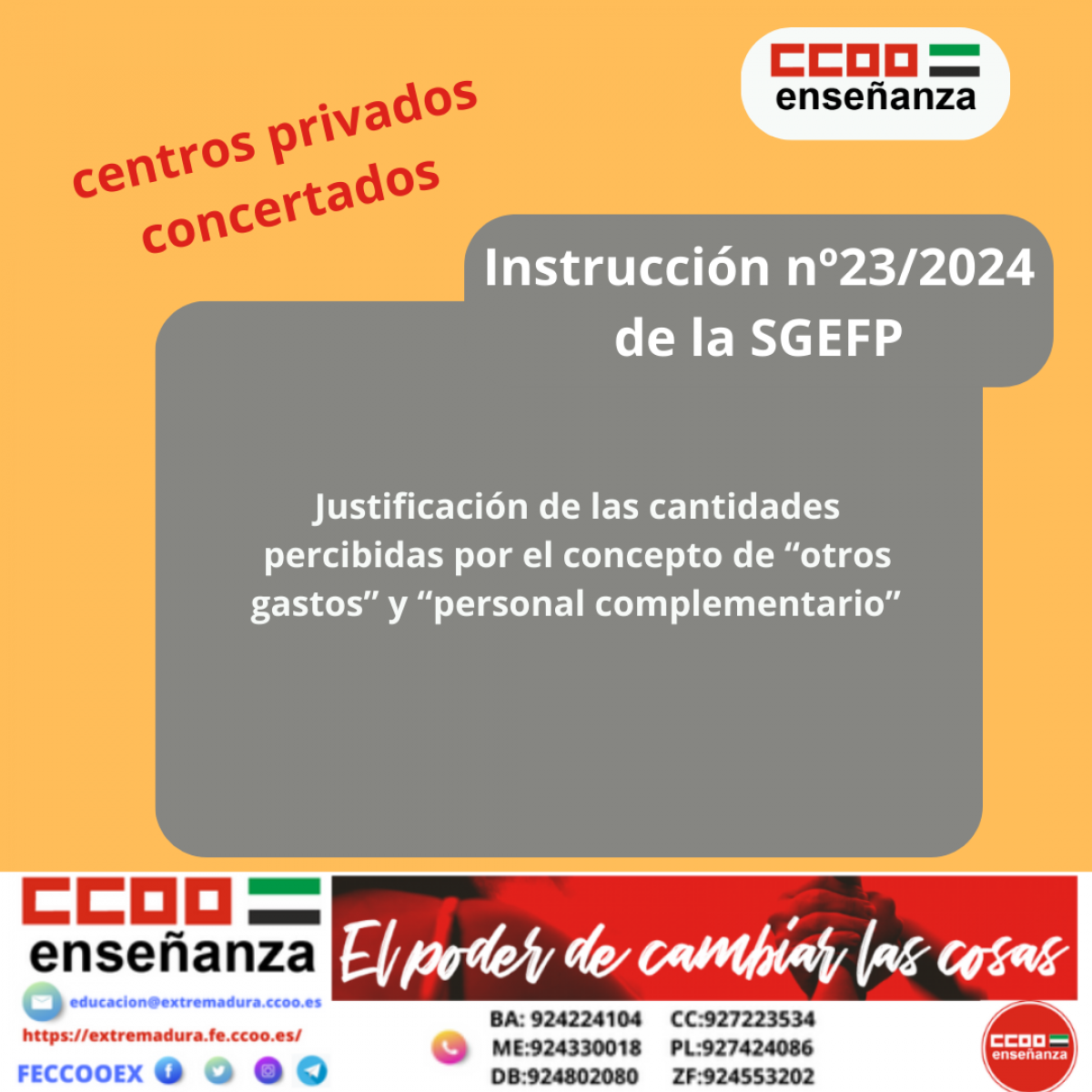 Instruccin 23 SGEFP