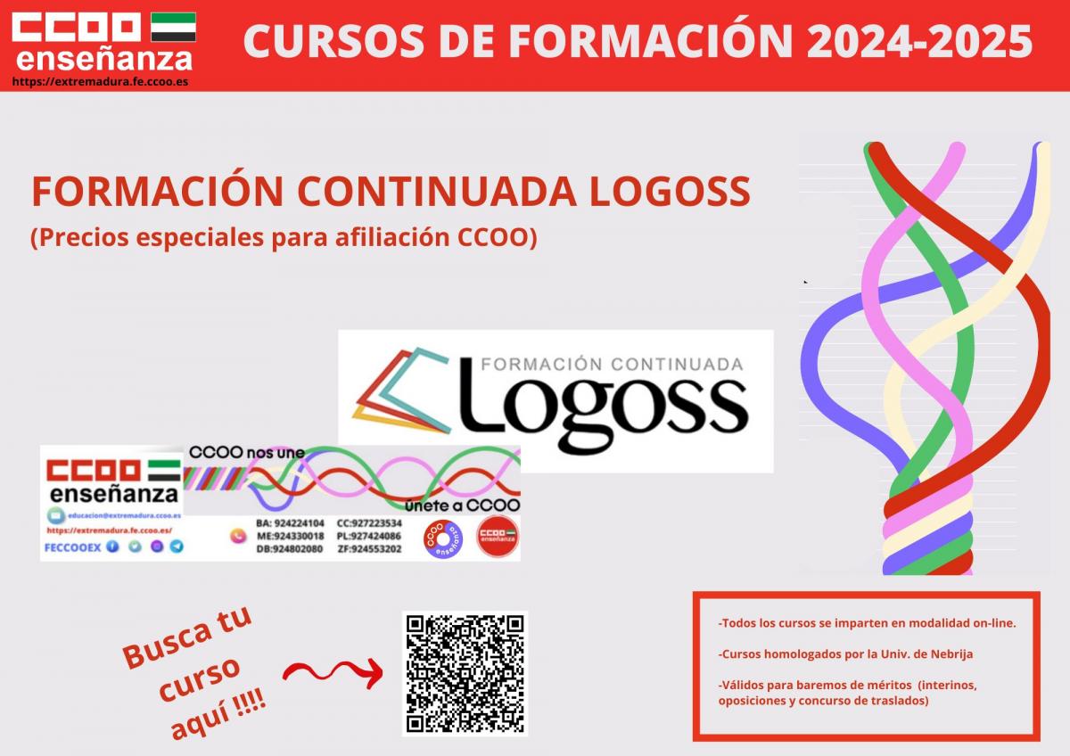 CURSOS FORMACIN LOGOSS- FECCOO EXTREMADURA