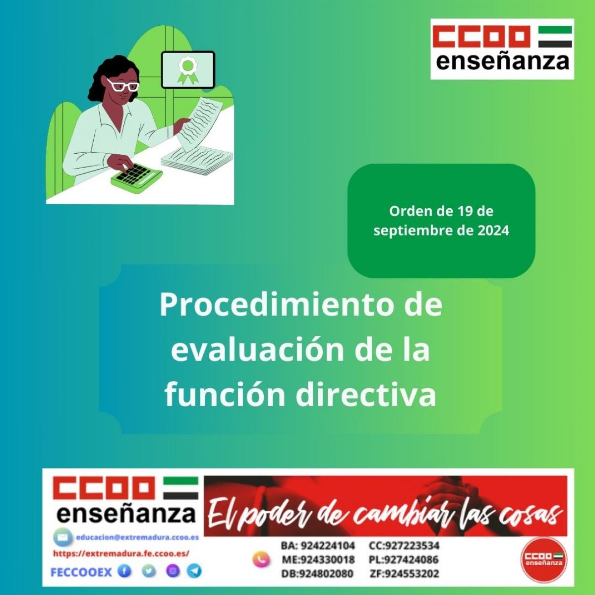 Orden de evalaucin funcion directiva