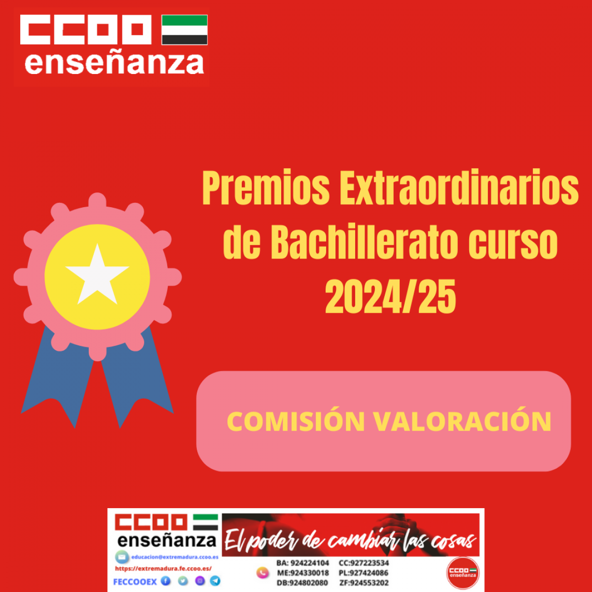 Comisin valoracin premiso extraordinarios de bachillerato