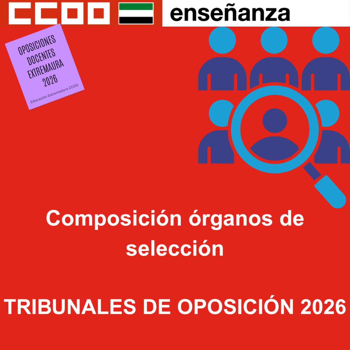 Composición órganos de selección