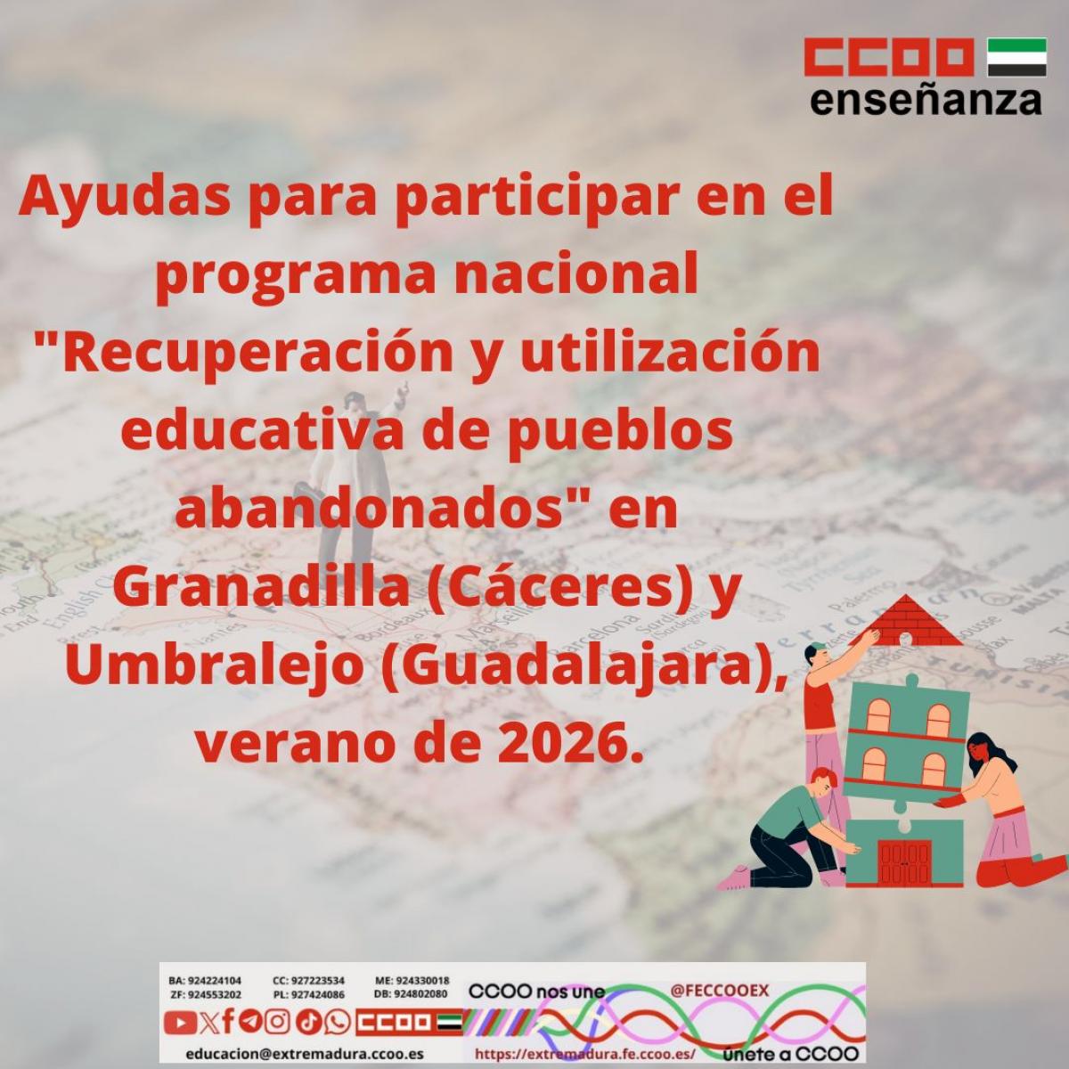 ayudas recuperacion pueblo abandonados verano 2026