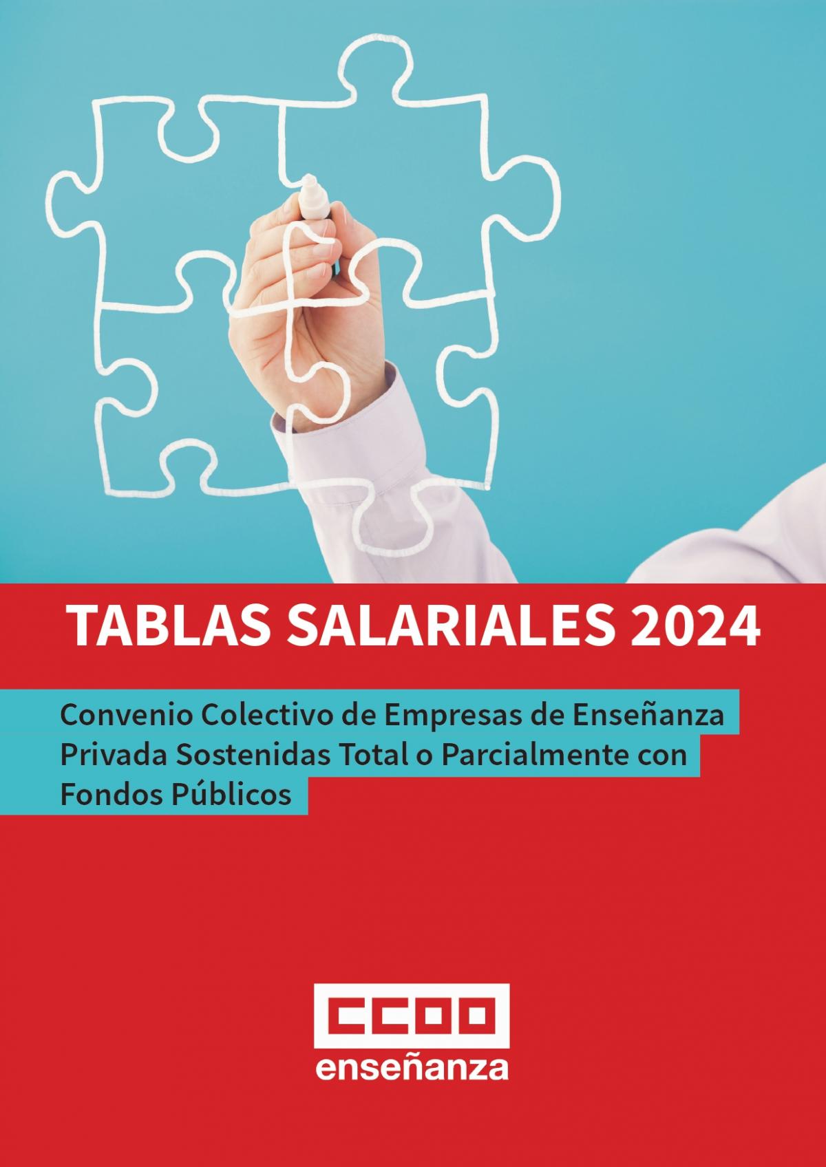 Tablas salariales 2024. Convenio Colectivo de Empresas de Enseanza Privada Sostenidas Total o Parcialmente con Fondos Pblicos