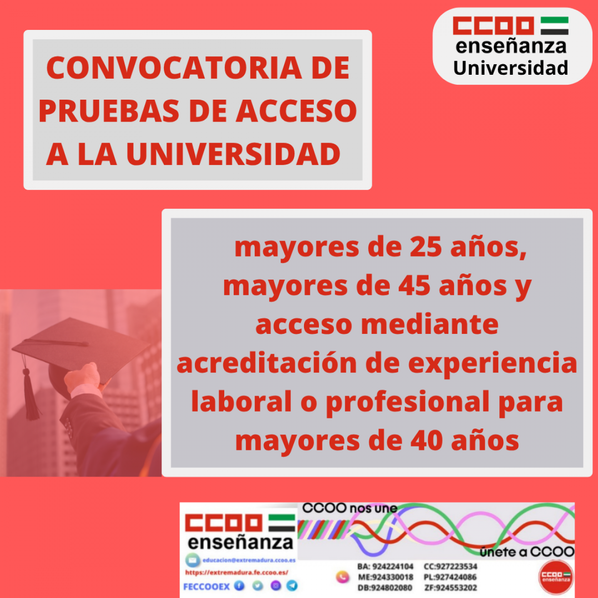 PREUBAS DE ACCESO A LA UNIVERSIDAD